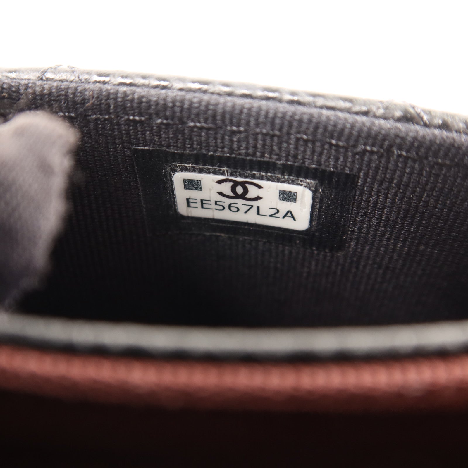 CHANEL 牛皮皮革Card Case金扣卡片套