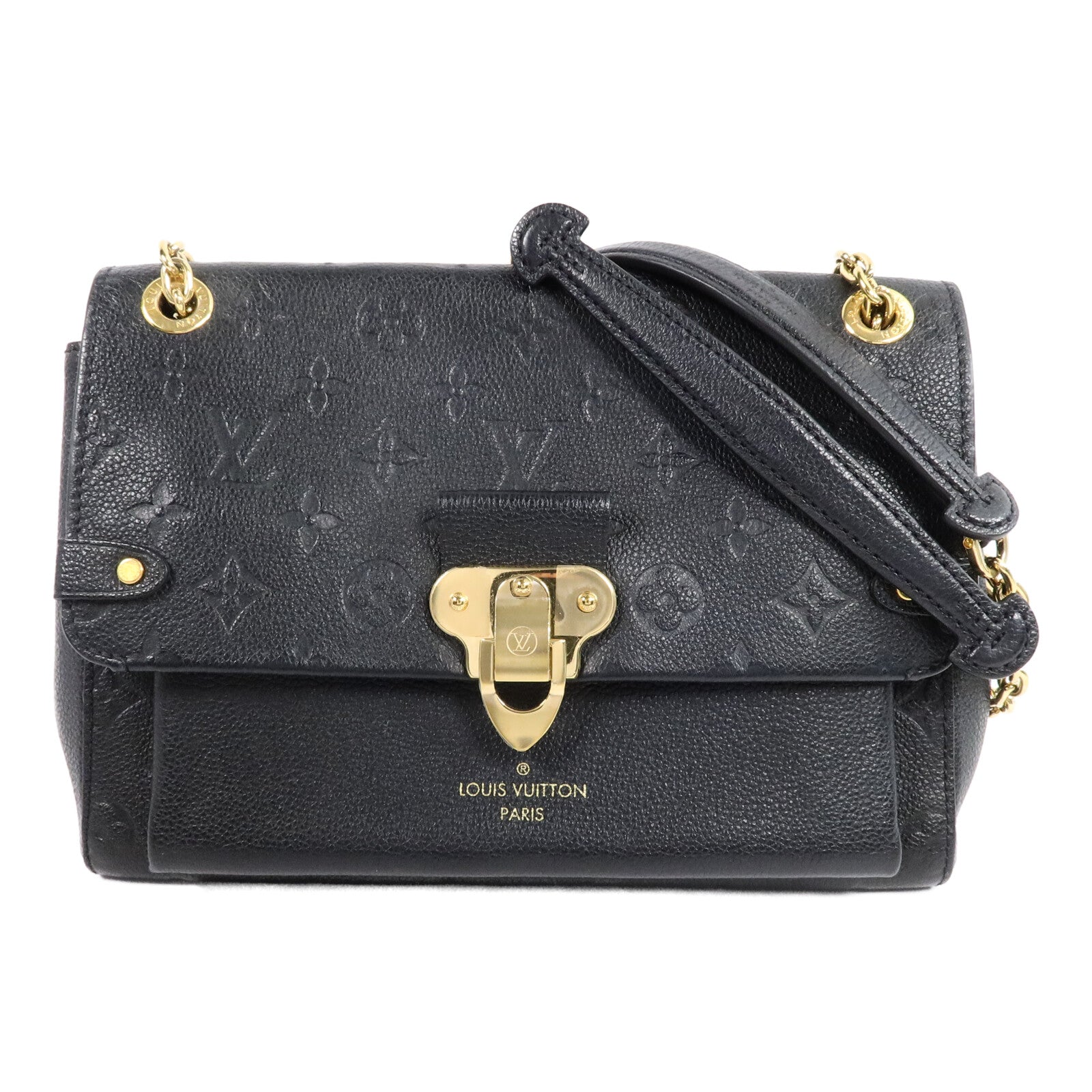 LOUIS VUITTON Monogram Empreinte Vavin PM金扣肩背袋