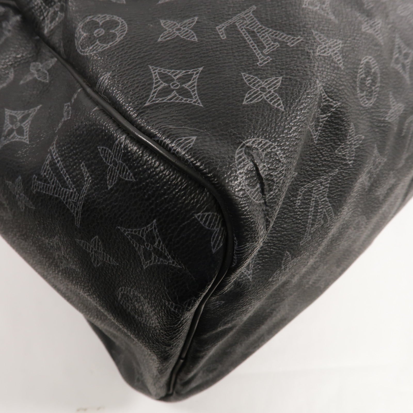LOUIS VUITTON Monogram Eclipse Keepall Bandouliere 50手挽肩背兩用袋