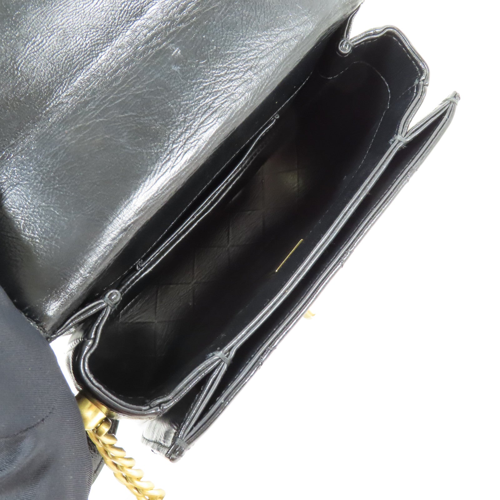 CHANEL 羊皮皮革Mini Messenger Bag金扣肩背袋