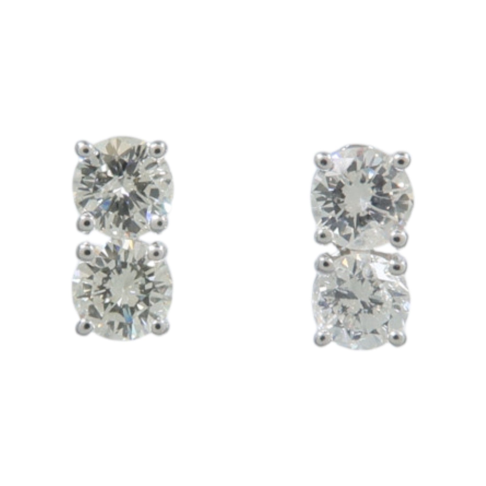 JEWELRY 18K白金Diamond Earrings鑽石耳環