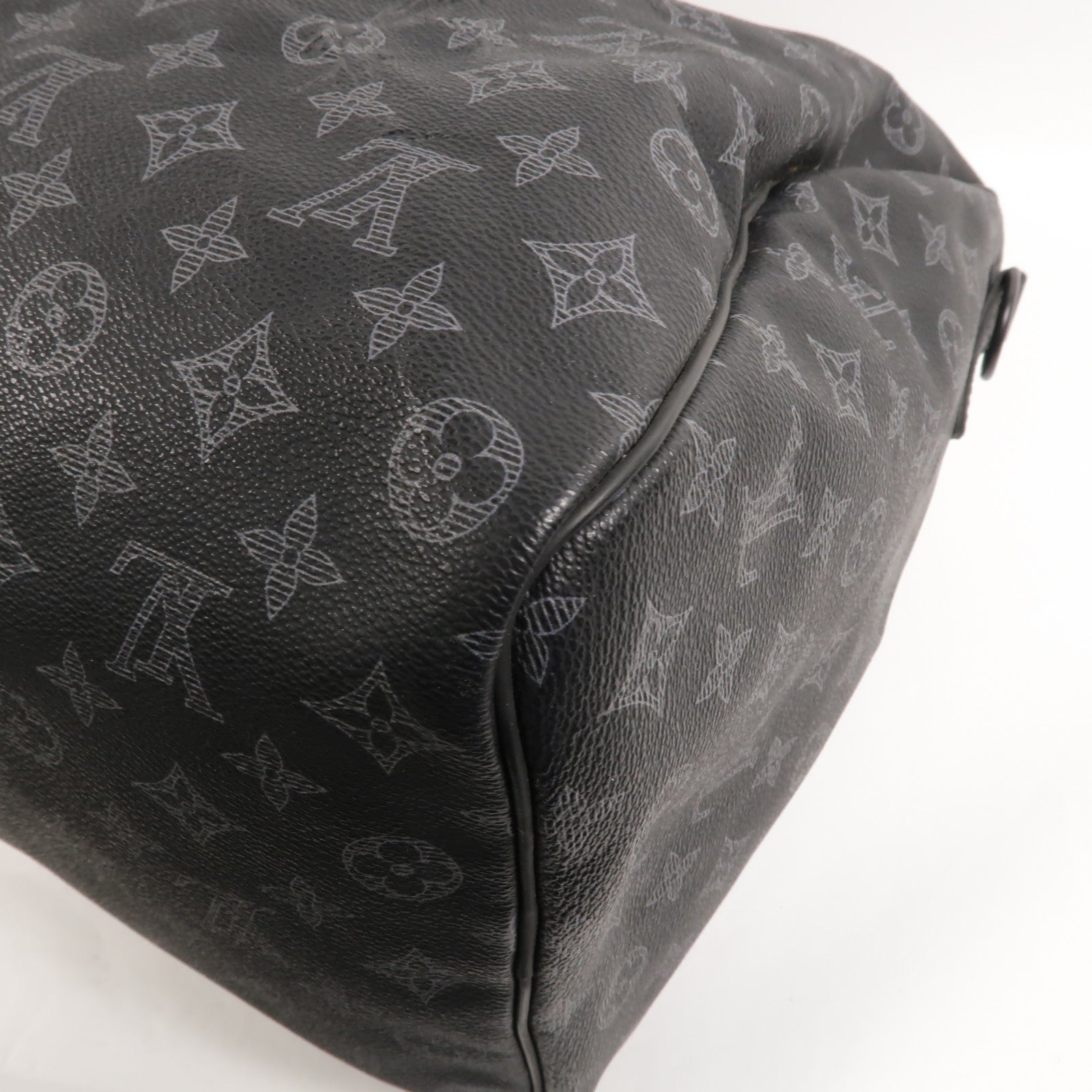 LOUIS VUITTON Monogram Eclipse Keepall Bandouliere 50手挽肩背兩用袋