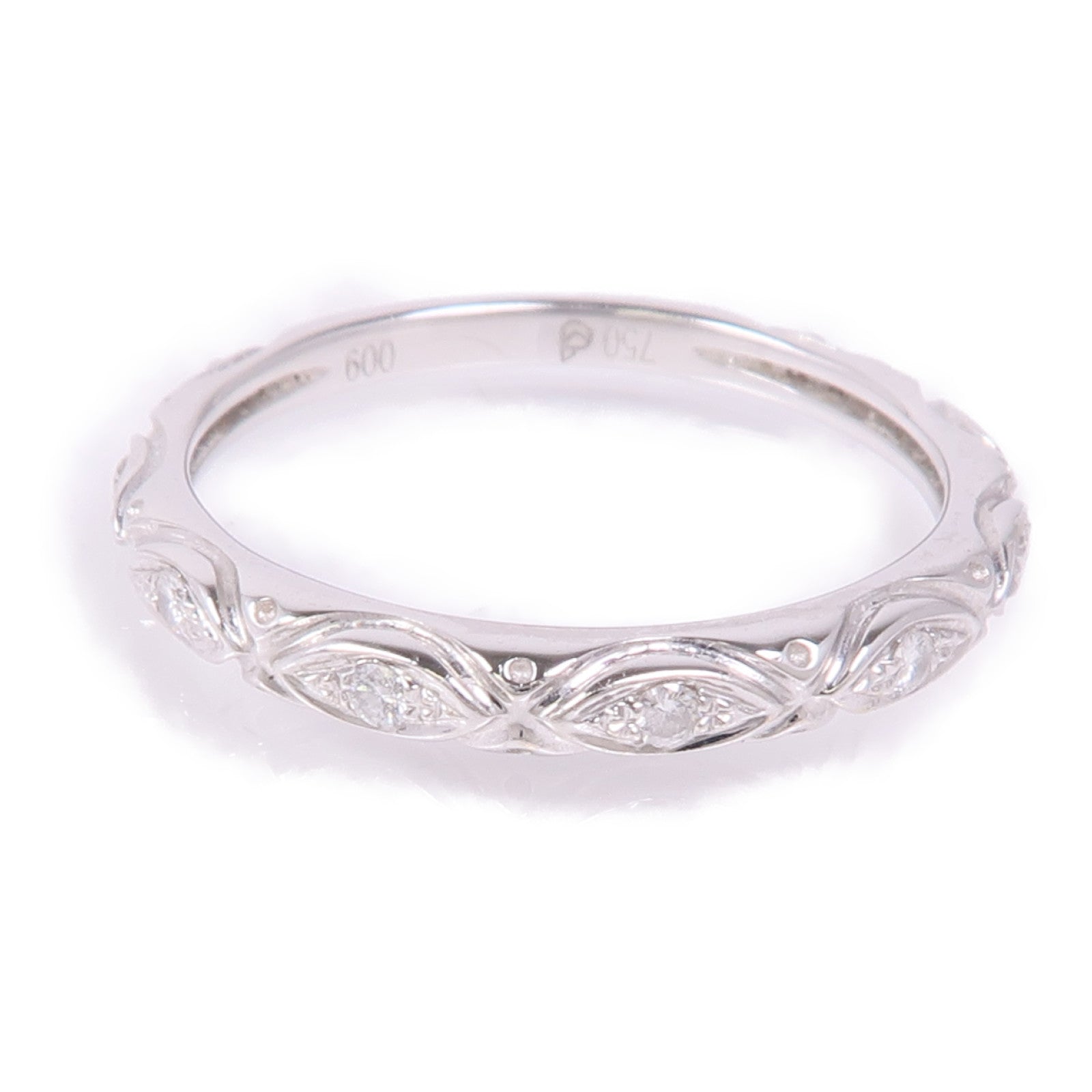 JEWELRY 【激減優惠】18K白金Diamond Ring鑽石戒指US#6.25