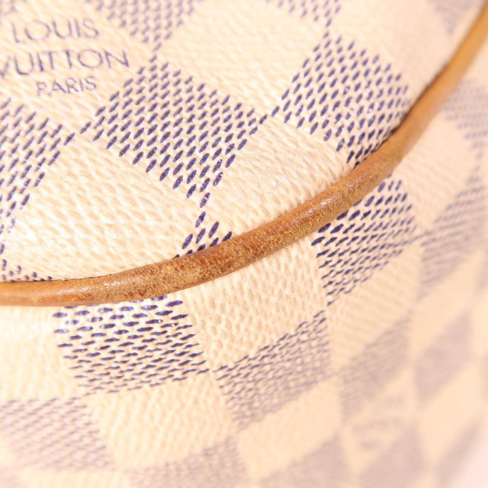 LOUIS VUITTON Damier Azur Galliera PM金扣肩背袋