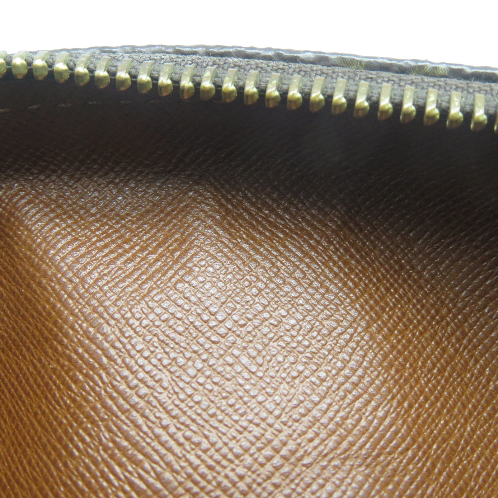 LOUIS VUITTON 【清倉大減價】Monogram Papillon PM金扣手挽袋啡色