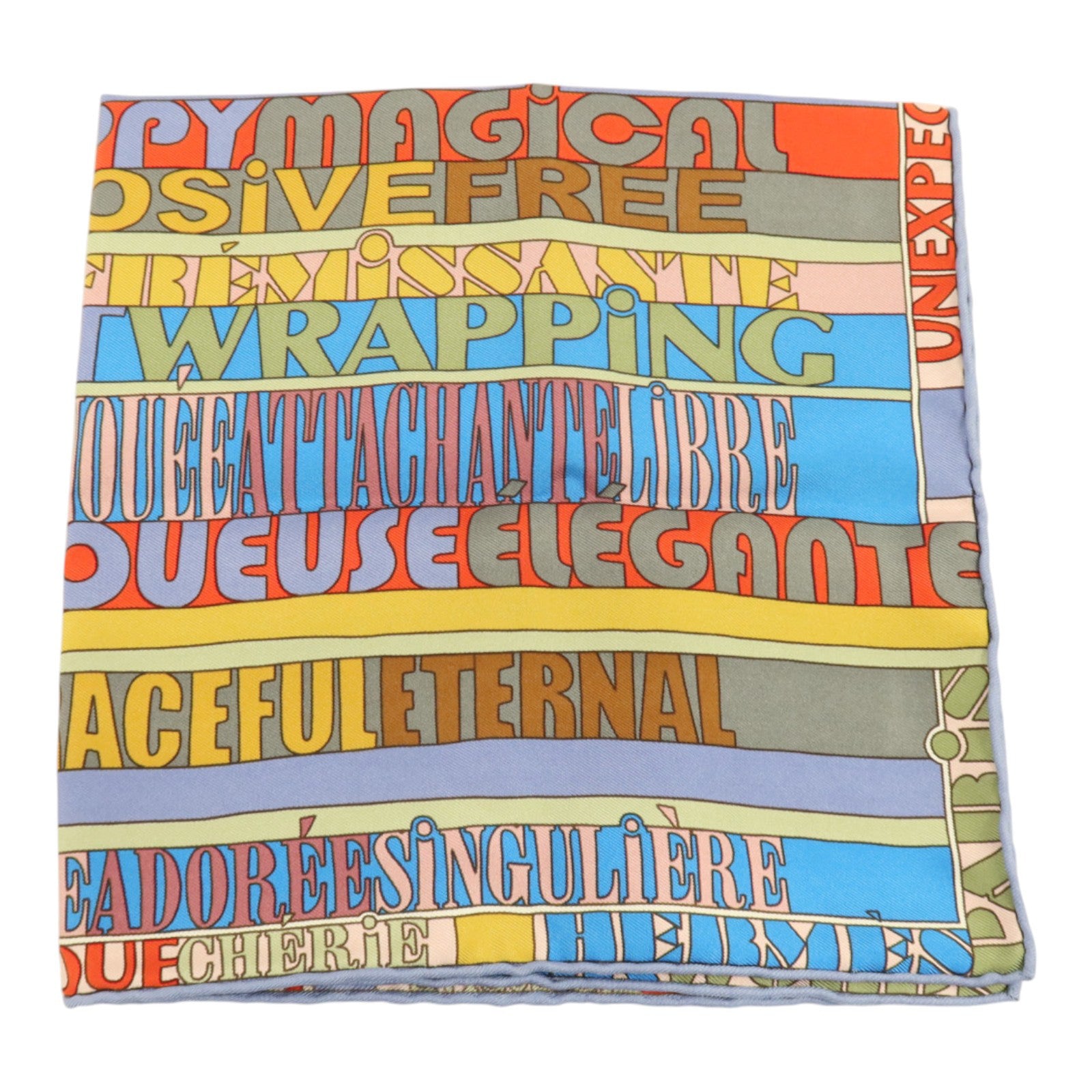 HERMES 絲質Scarf 40x40cm絲巾