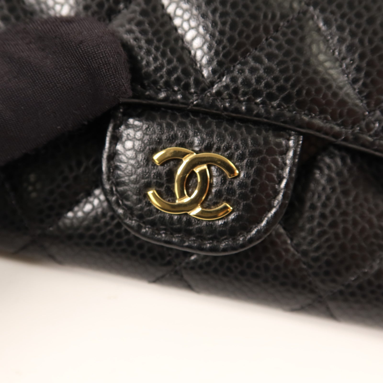 CHANEL 牛皮皮革Card Case金扣卡片套