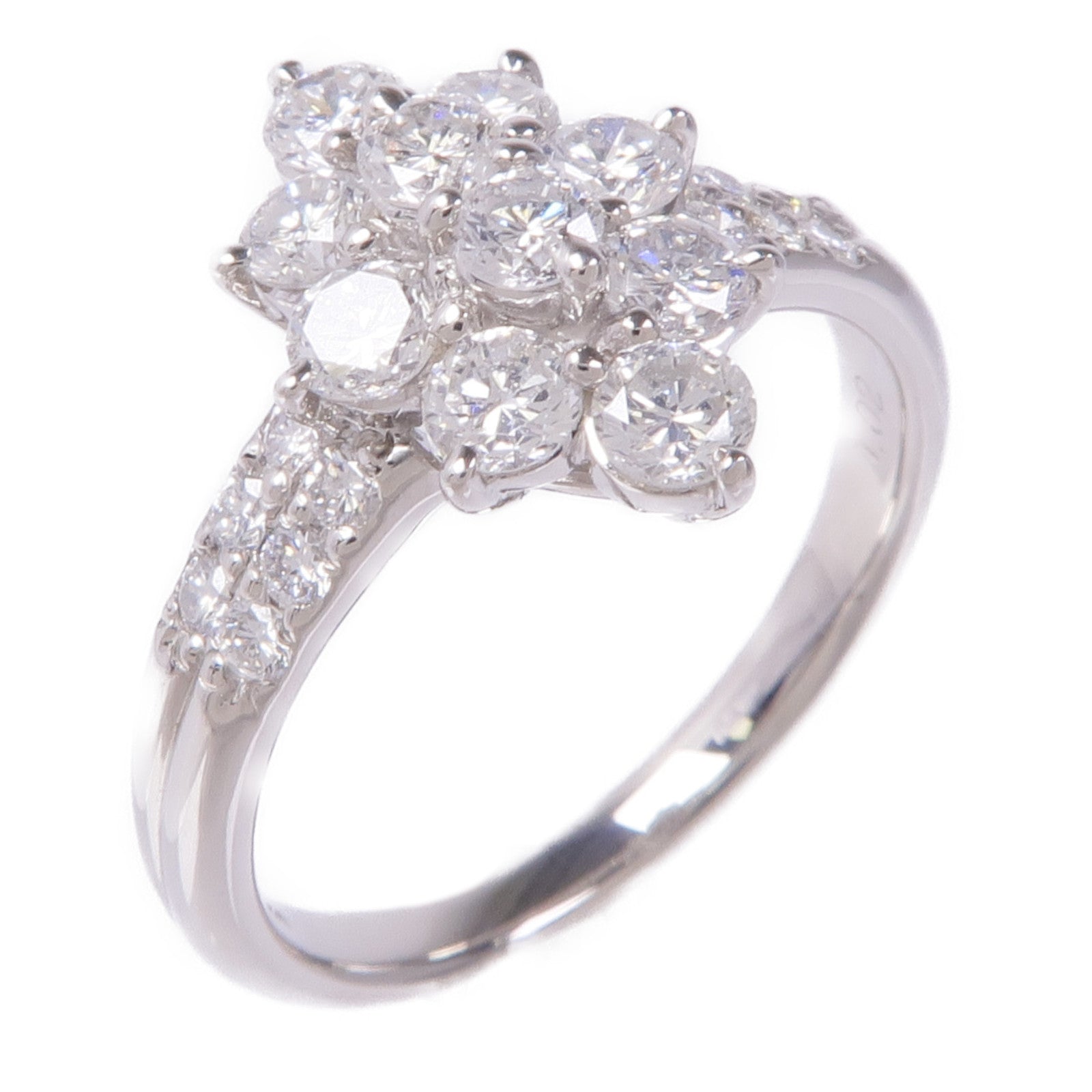 JEWELRY Diamond Ring PT900 Platinum US#5.5