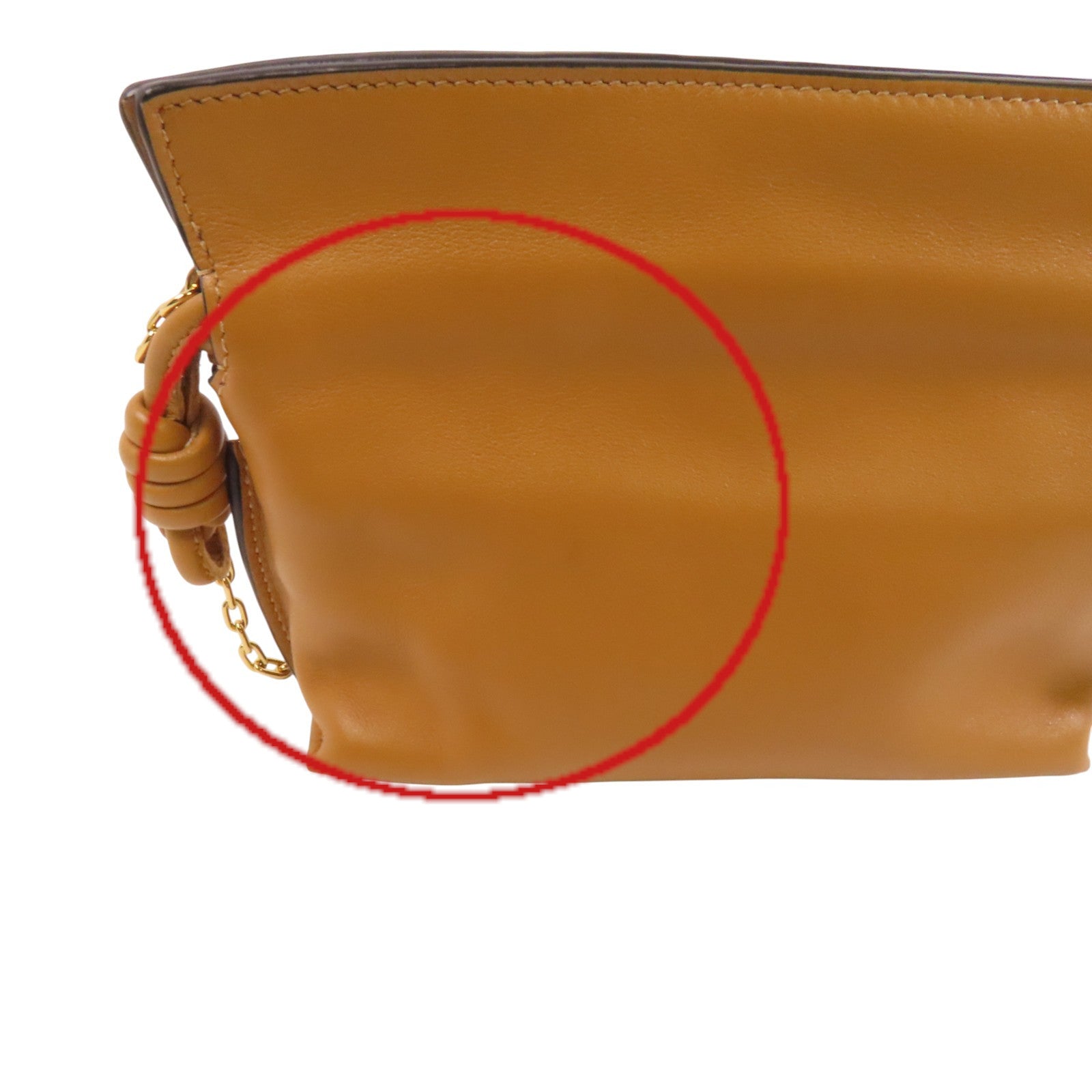 LOEWE 牛皮皮革Flamenco Nano鏈帶肩背袋