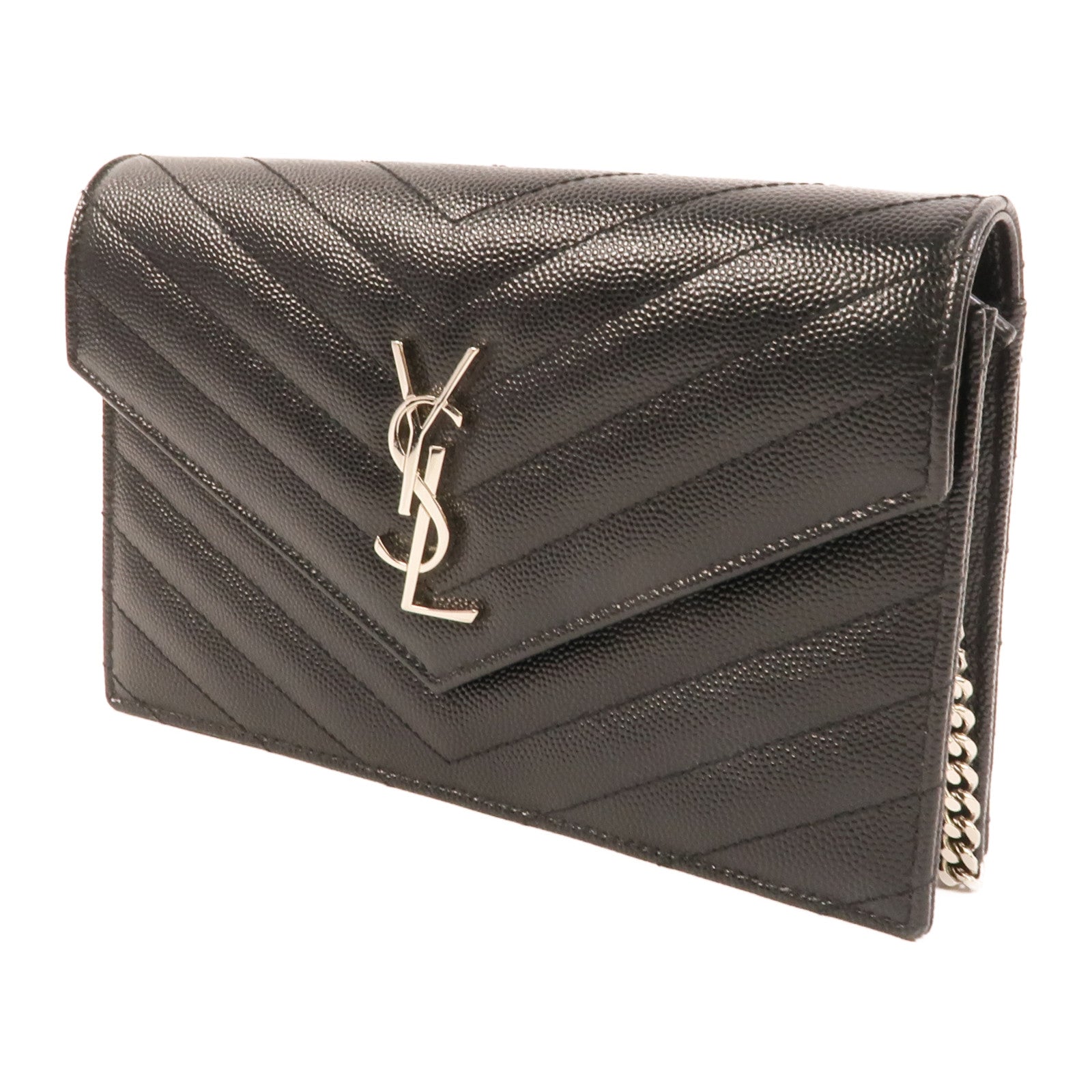 SAINT LAURENT 牛皮皮革Cassandre肩背袋