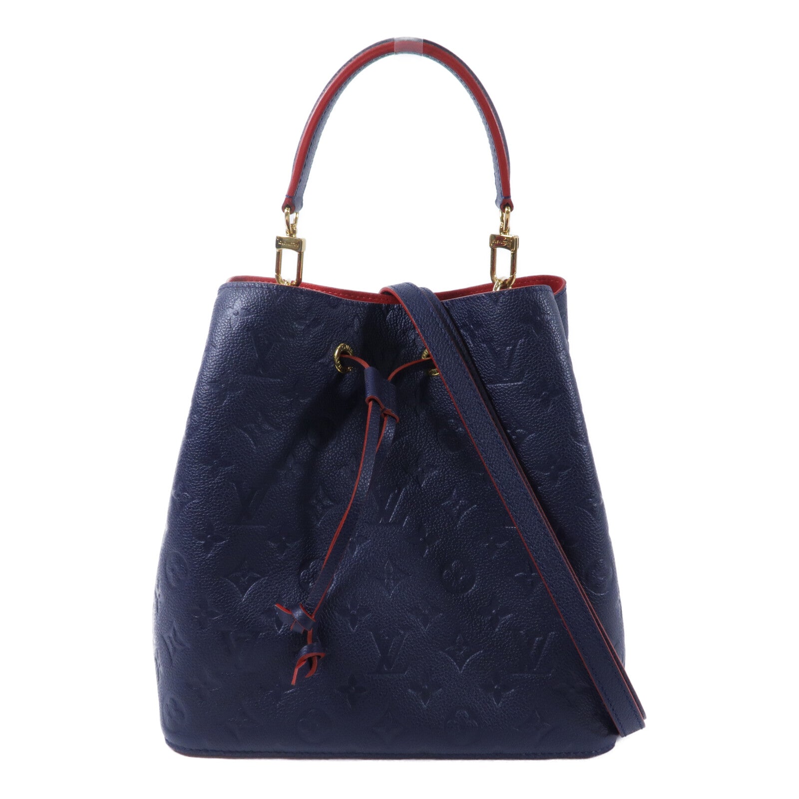 LOUIS VUITTON Monogram Empreinte Neo Noe MM手挽肩背兩用袋