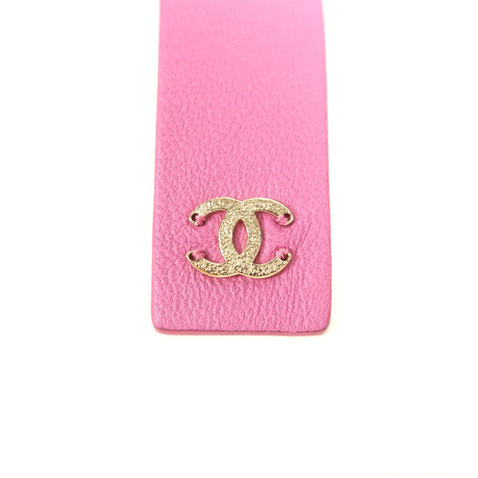 CHANEL 羊皮皮革Chain Belt金扣鏈帶皮帶