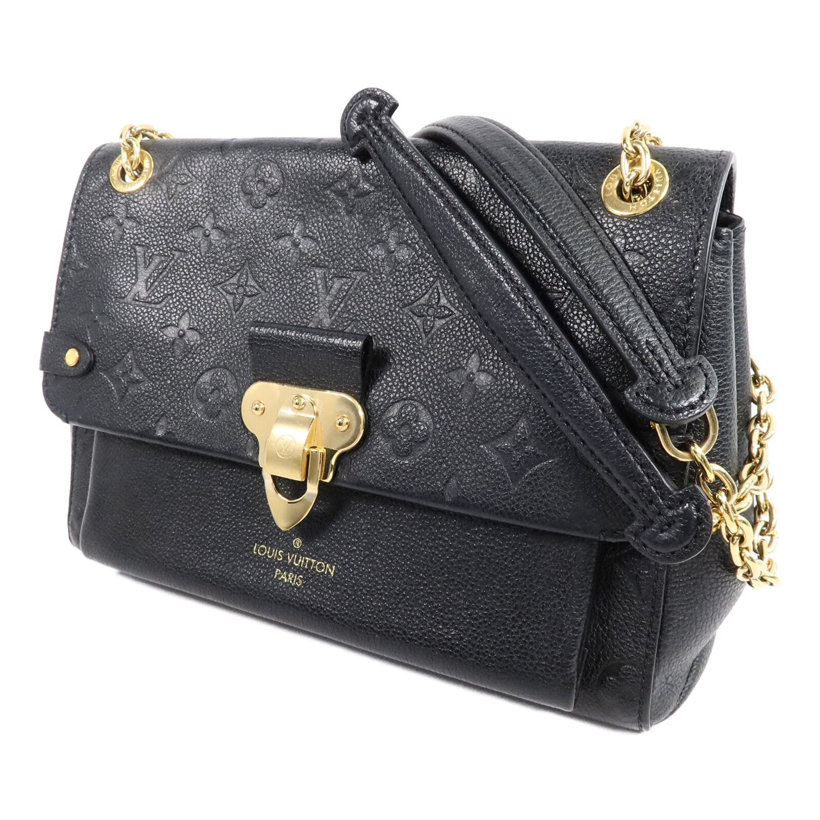 LOUIS VUITTON Monogram Empreinte Vavin PM金扣肩背袋