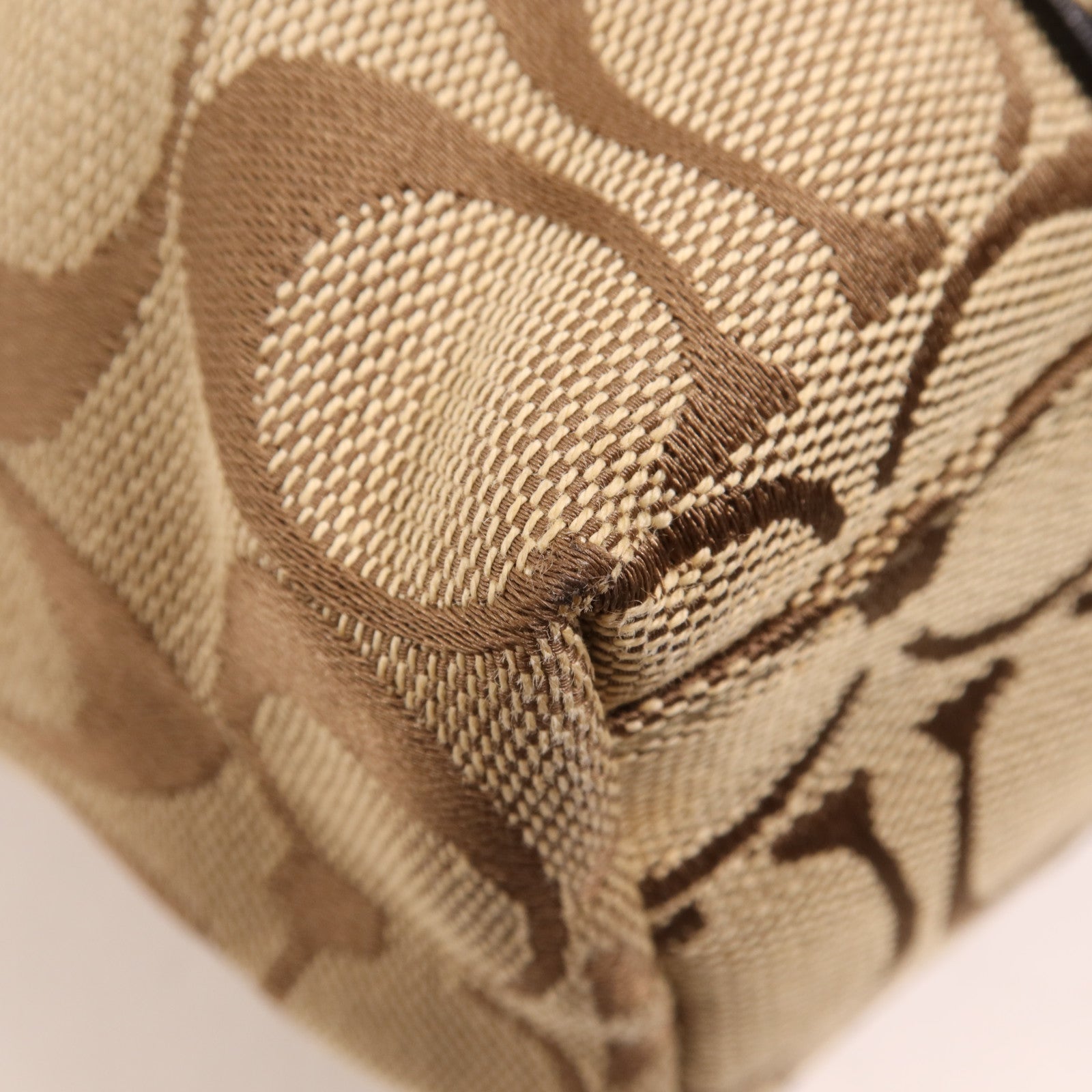 COACH 帆布Shoulder Bag金扣肩背袋