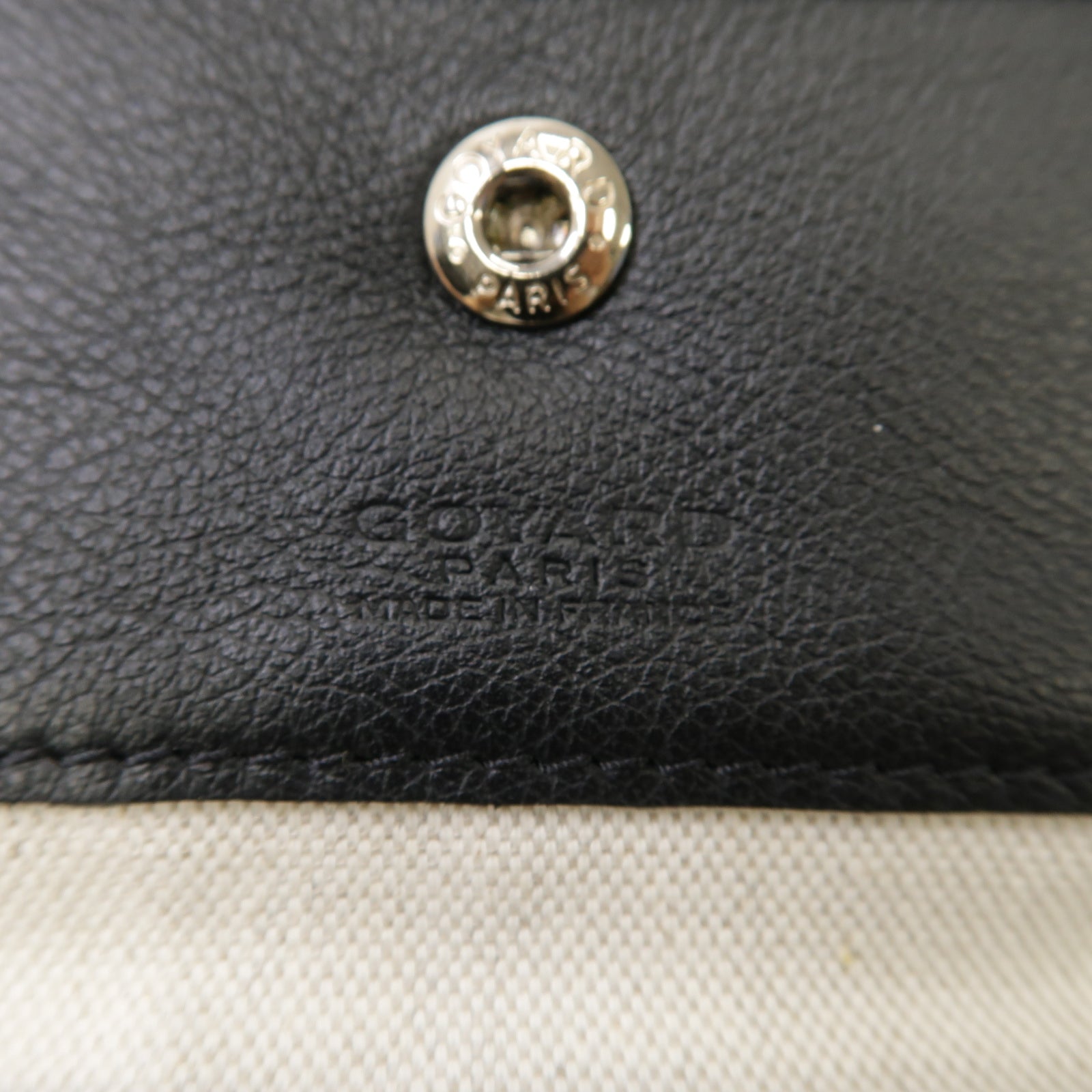GOYARD 塗層帆布/皮革Saint Louis手挽袋黑色/啡色