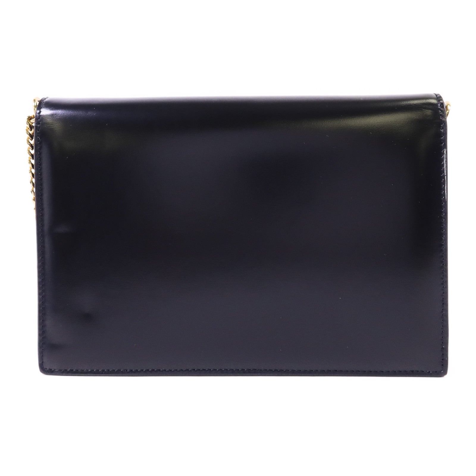 CELINE 牛皮皮革Chain Shoulder金扣肩背袋