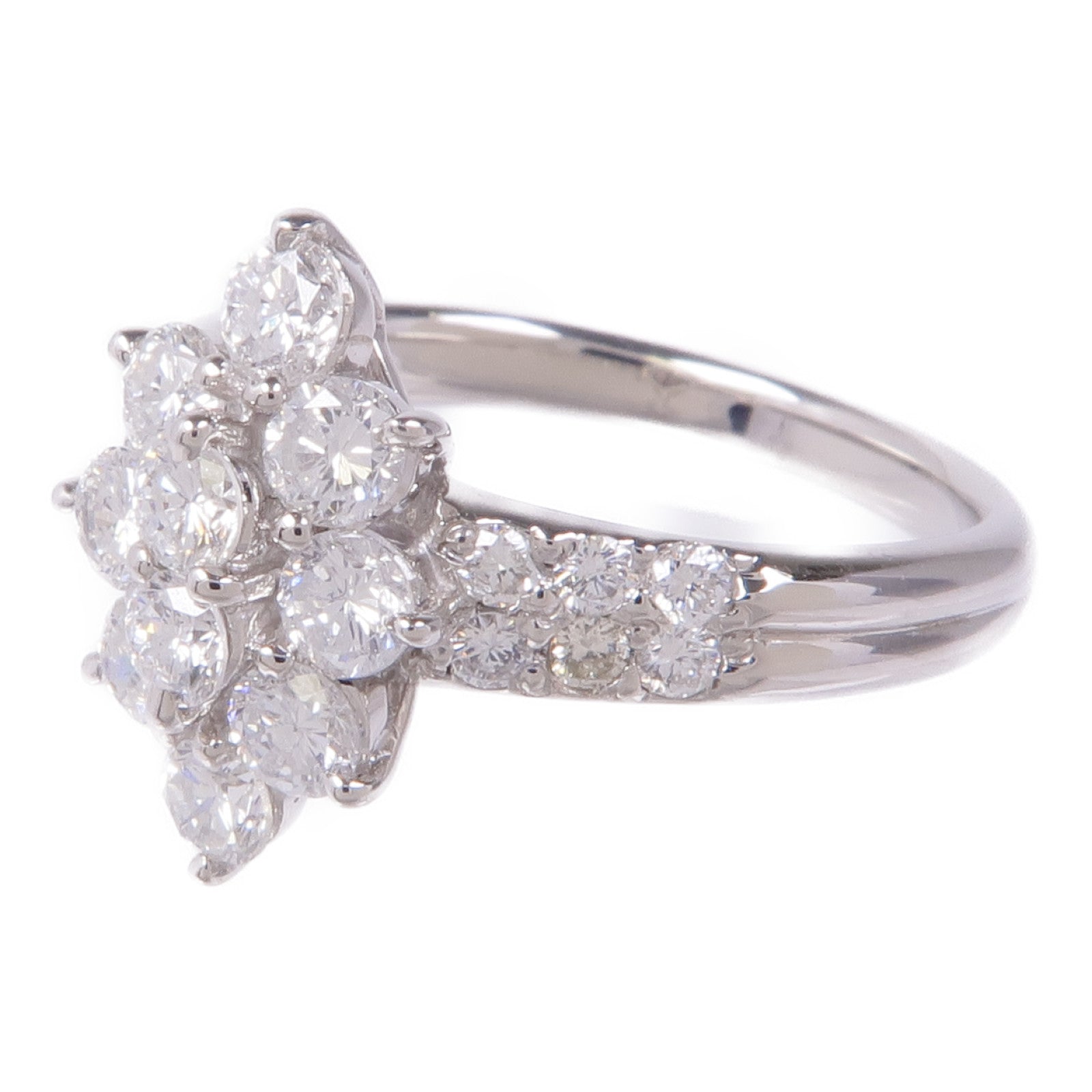 JEWELRY Diamond Ring PT900 Platinum US#5.5