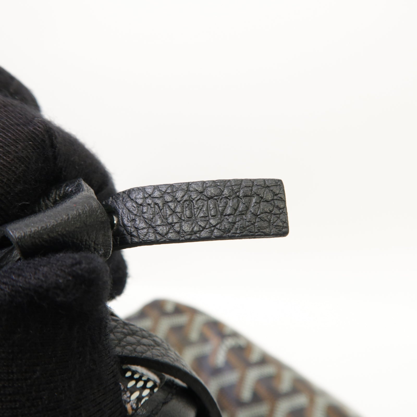 GOYARD 塗層帆布/皮革Saint Louis手挽袋黑色/啡色
