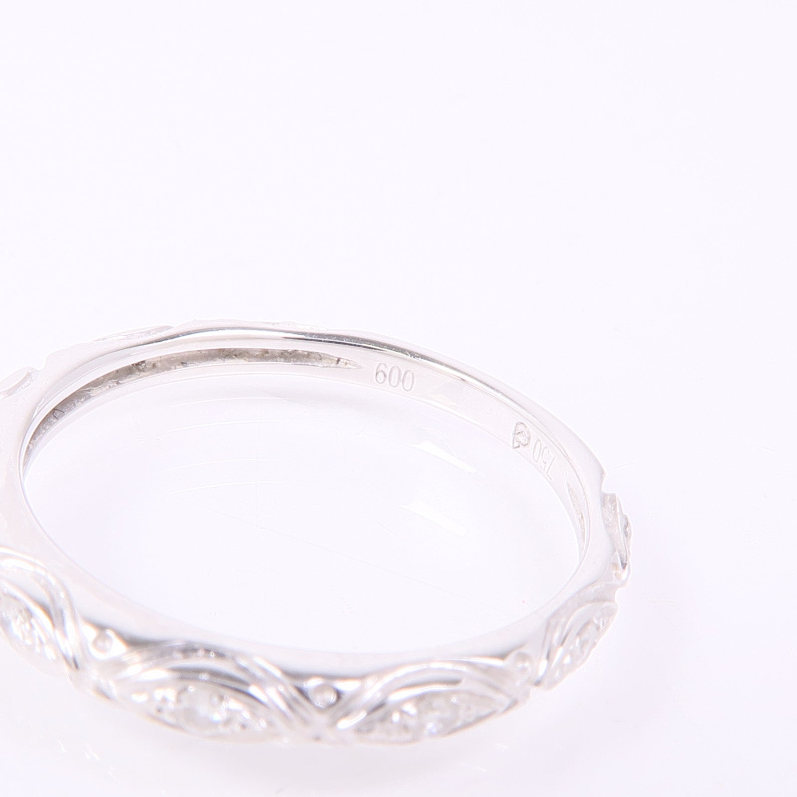 JEWELRY 【激減優惠】18K白金Diamond Ring鑽石戒指US#6.25