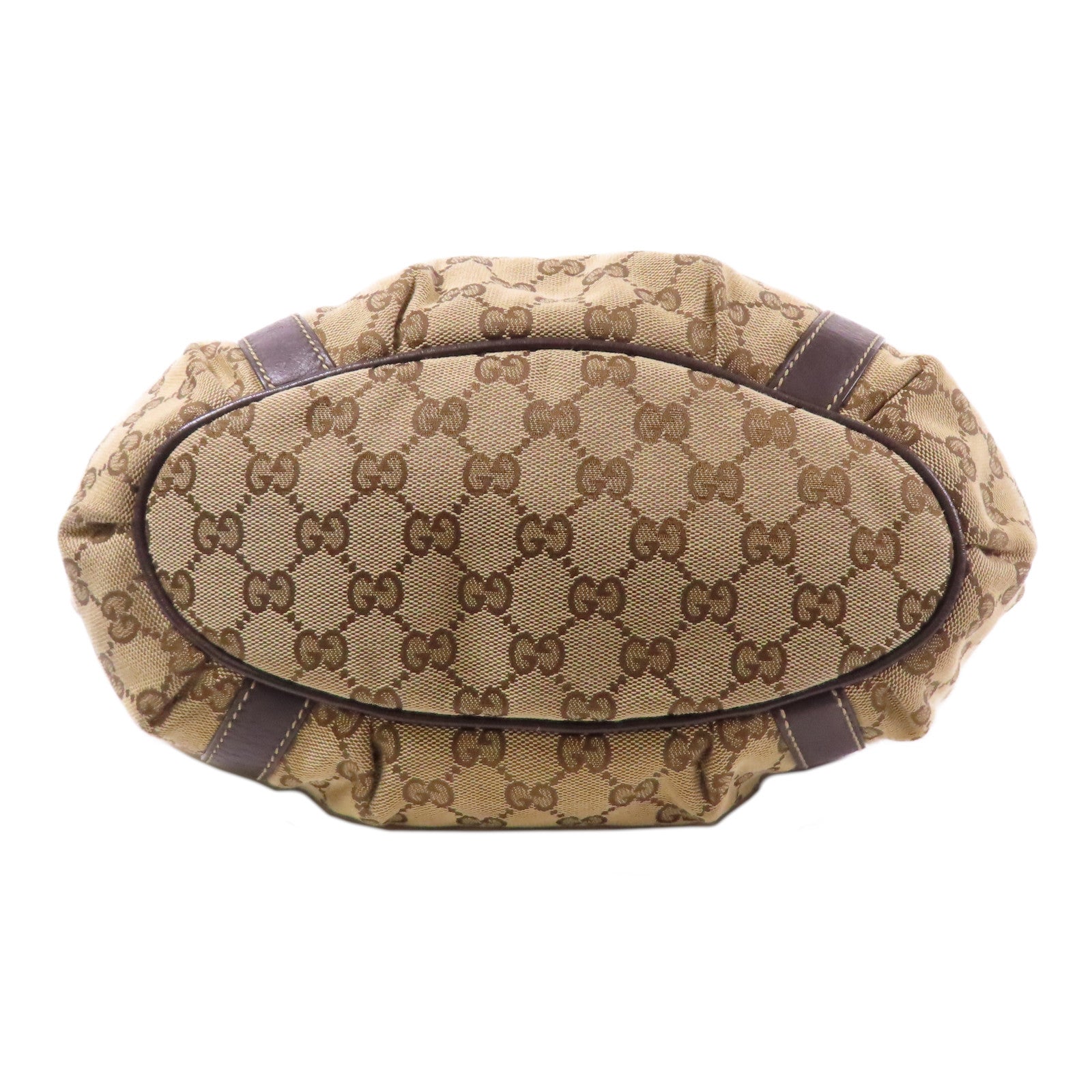 GUCCI 帆布Shoulder Tote金扣肩背袋/手挽袋