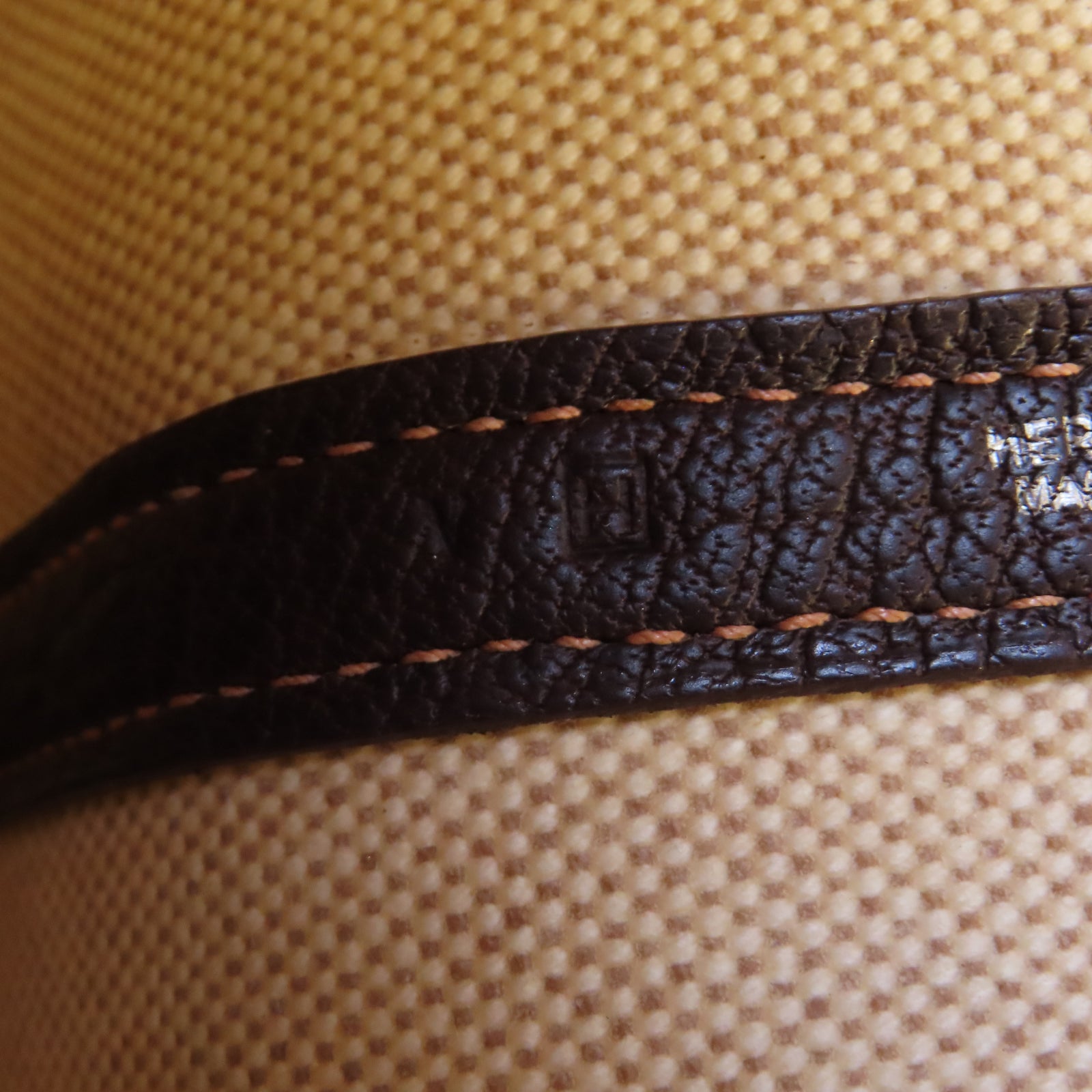 HERMES 帆布Garden File TPM銀扣手挽肩背兩用袋Beton冰川白色