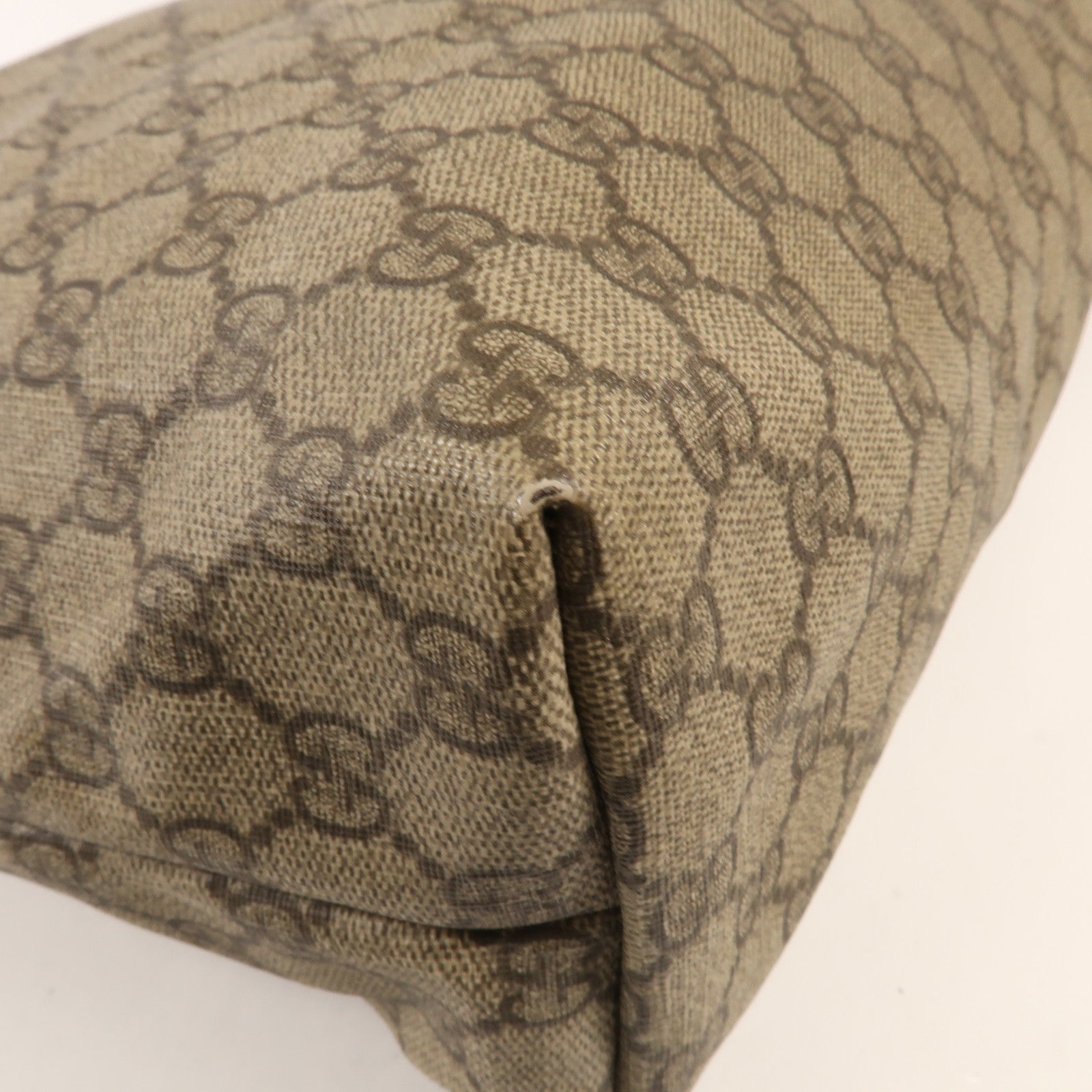 GUCCI 塗層帆布Tote Bag金扣手挽袋