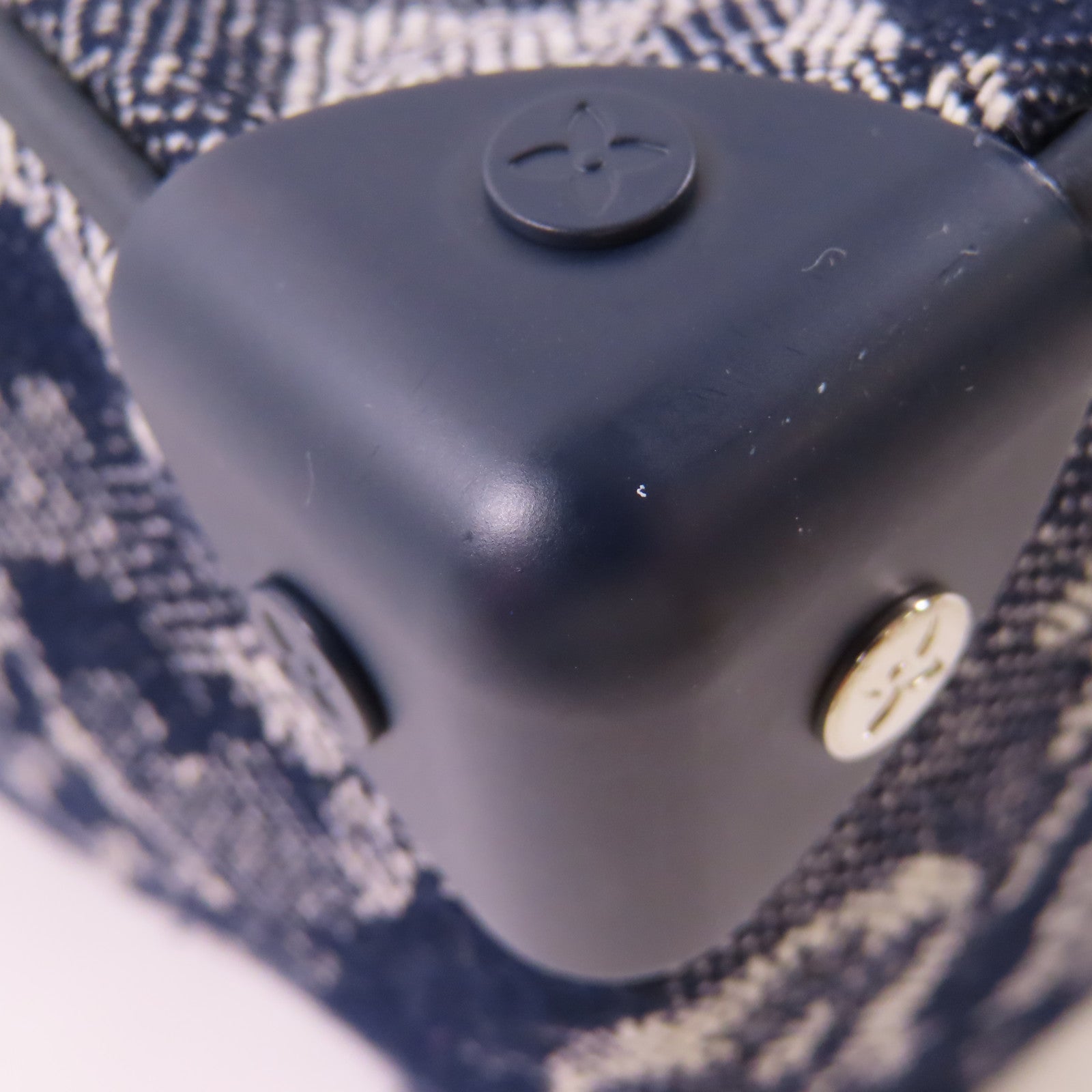 LOUIS VUITTON LV SHW Mini Soft Trunk Shoulder Bag M80033 Monogram Tapestry Blue