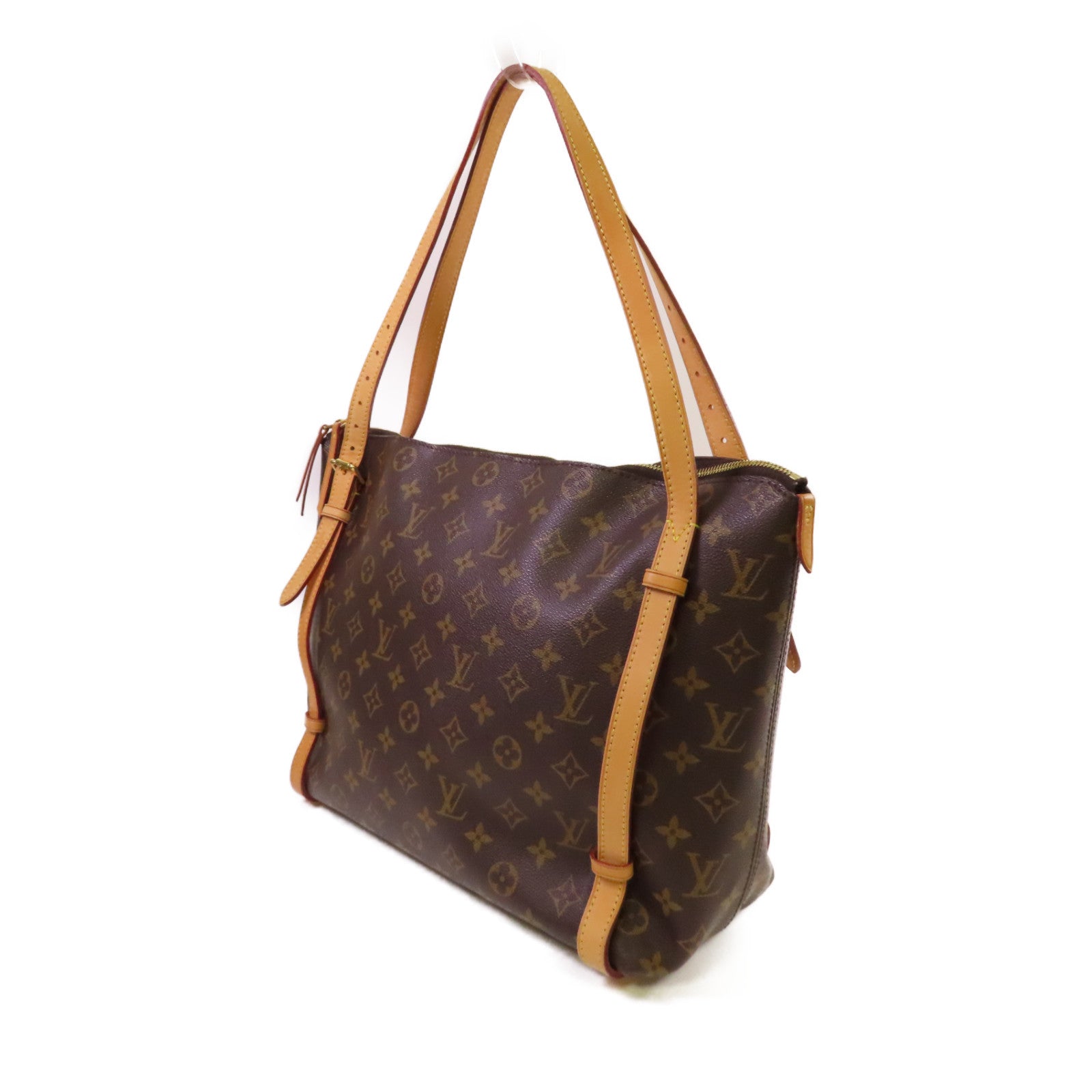 LOUIS VUITTON Monogram Tuileries Tote Bag金扣肩背袋啡色