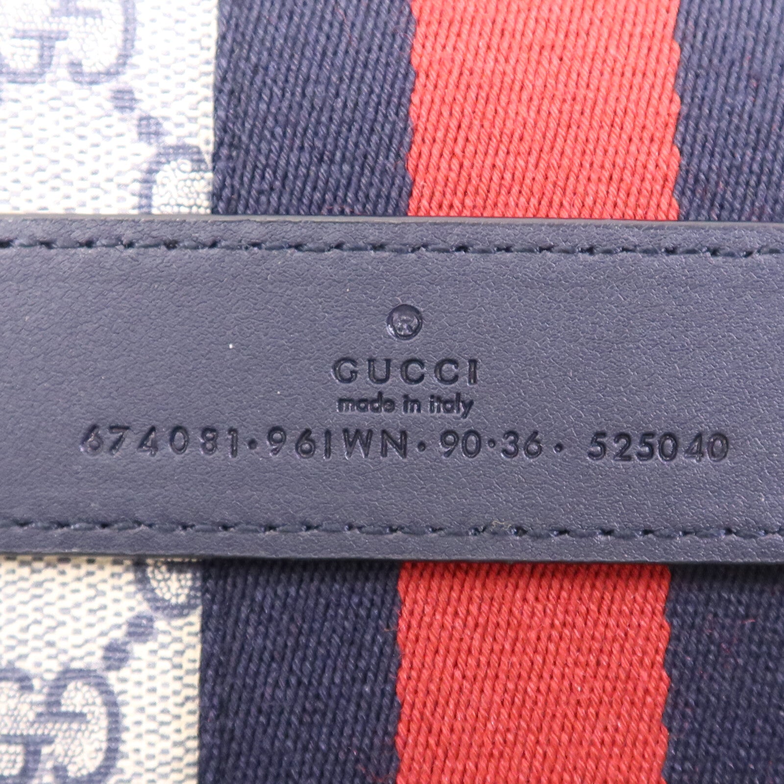 GUCCI 【激減優惠】塗層帆布Ophidia GG Supreme銀扣腰包