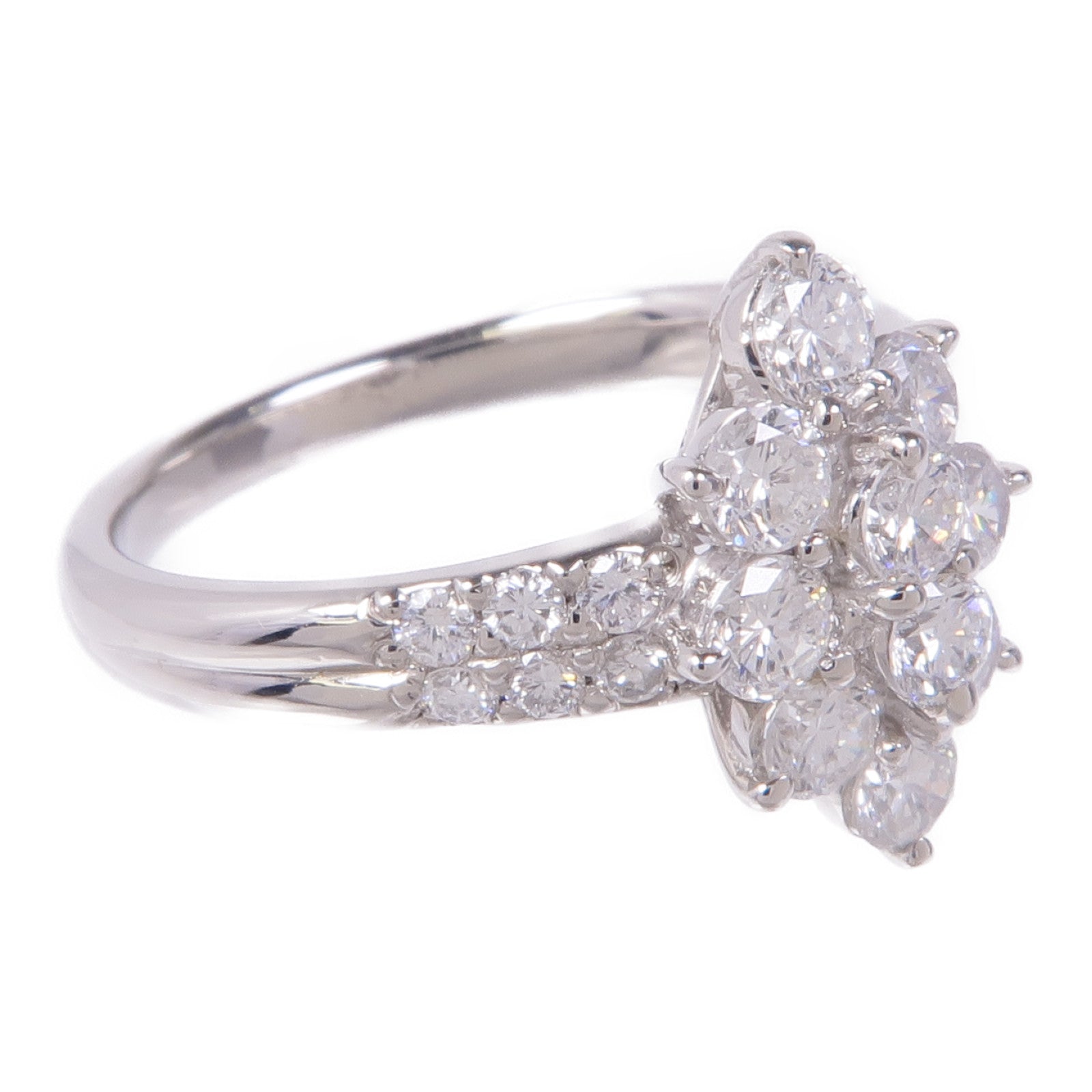 JEWELRY Diamond Ring PT900 Platinum US#5.5