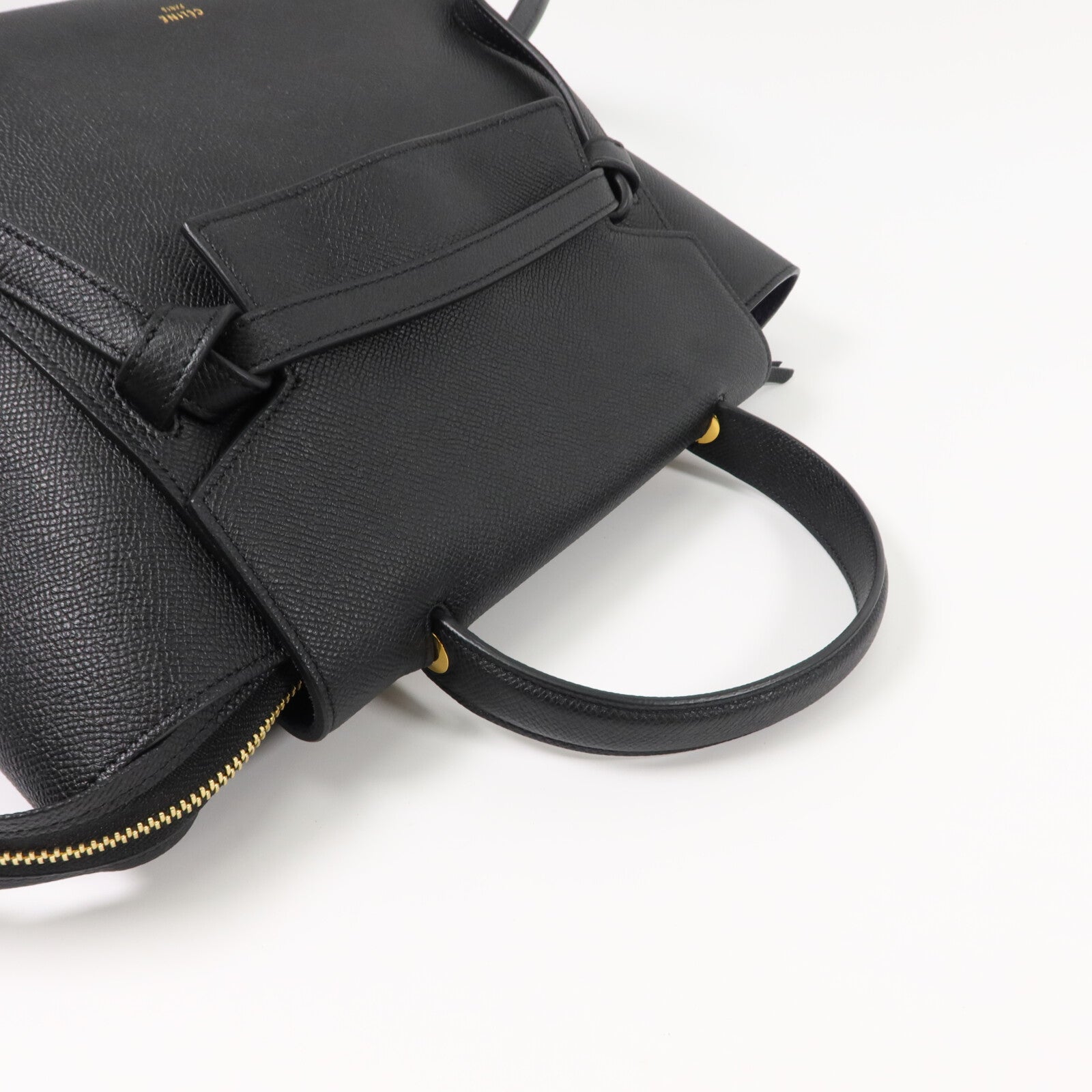 CELINE 牛皮皮革Micro Belt Bag手挽肩背兩用袋