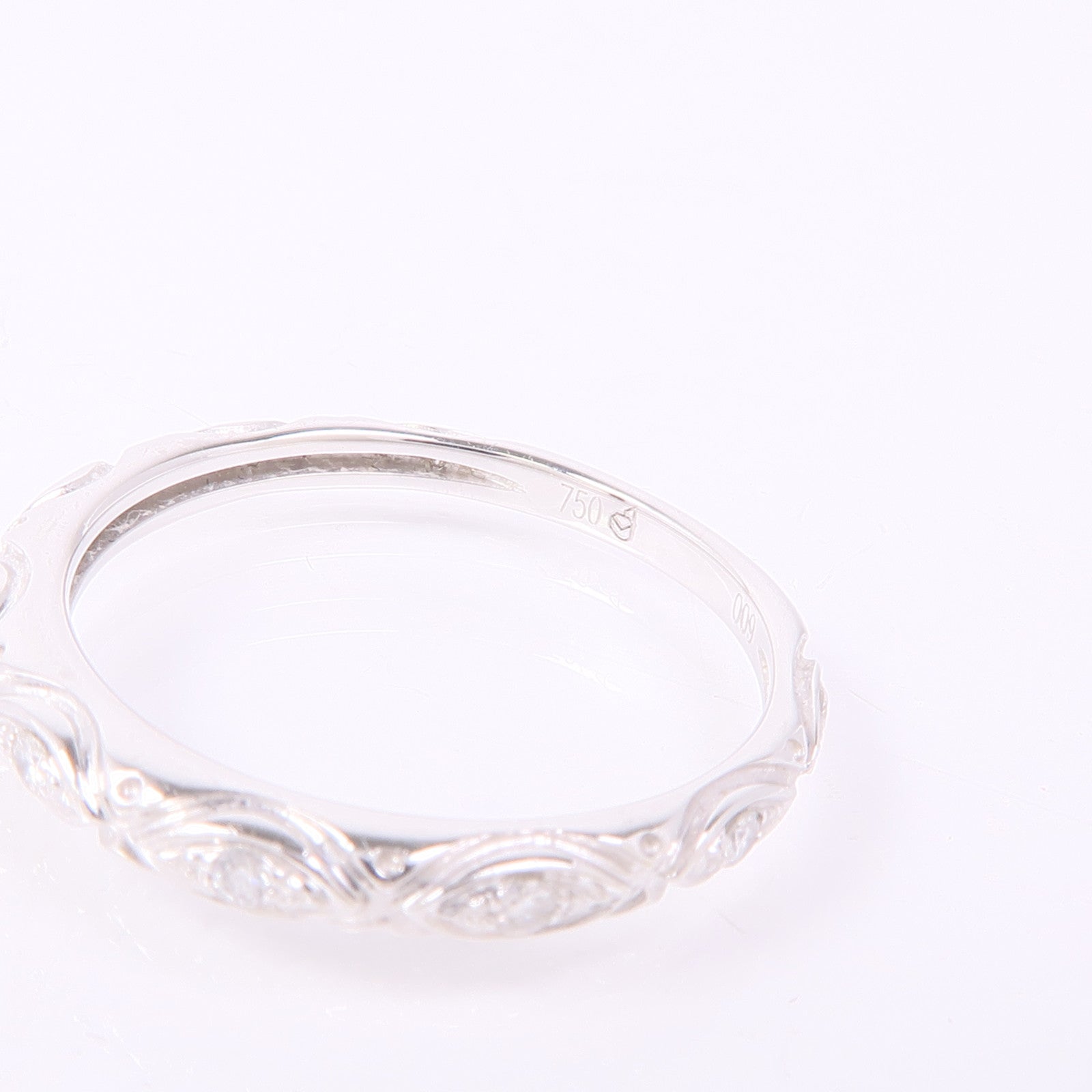 JEWELRY 【激減優惠】18K白金Diamond Ring鑽石戒指US#6.25