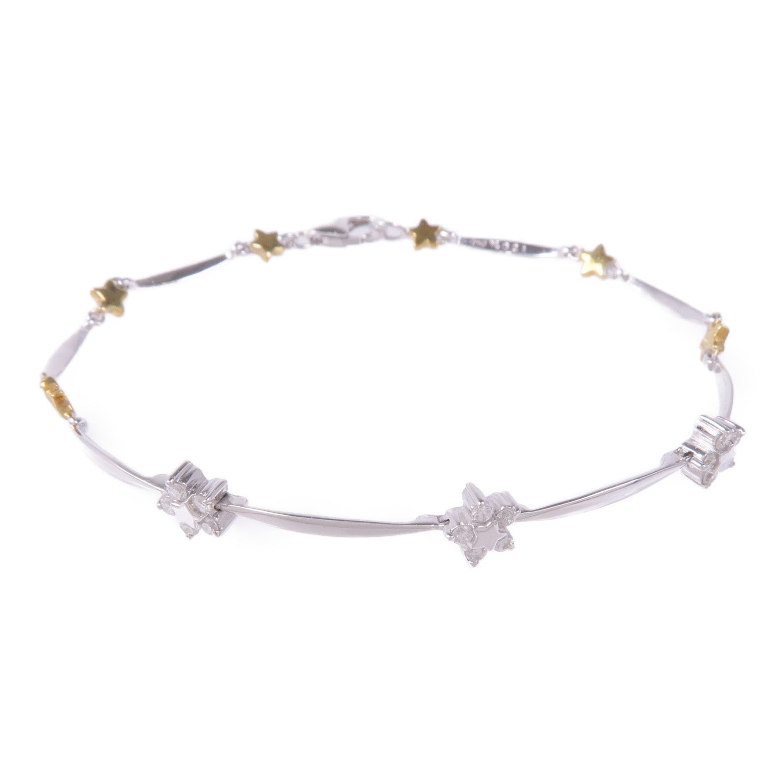 JEWELRY 【激減優惠】18K黃金/白金Diamond Bracelet鑽石手鏈