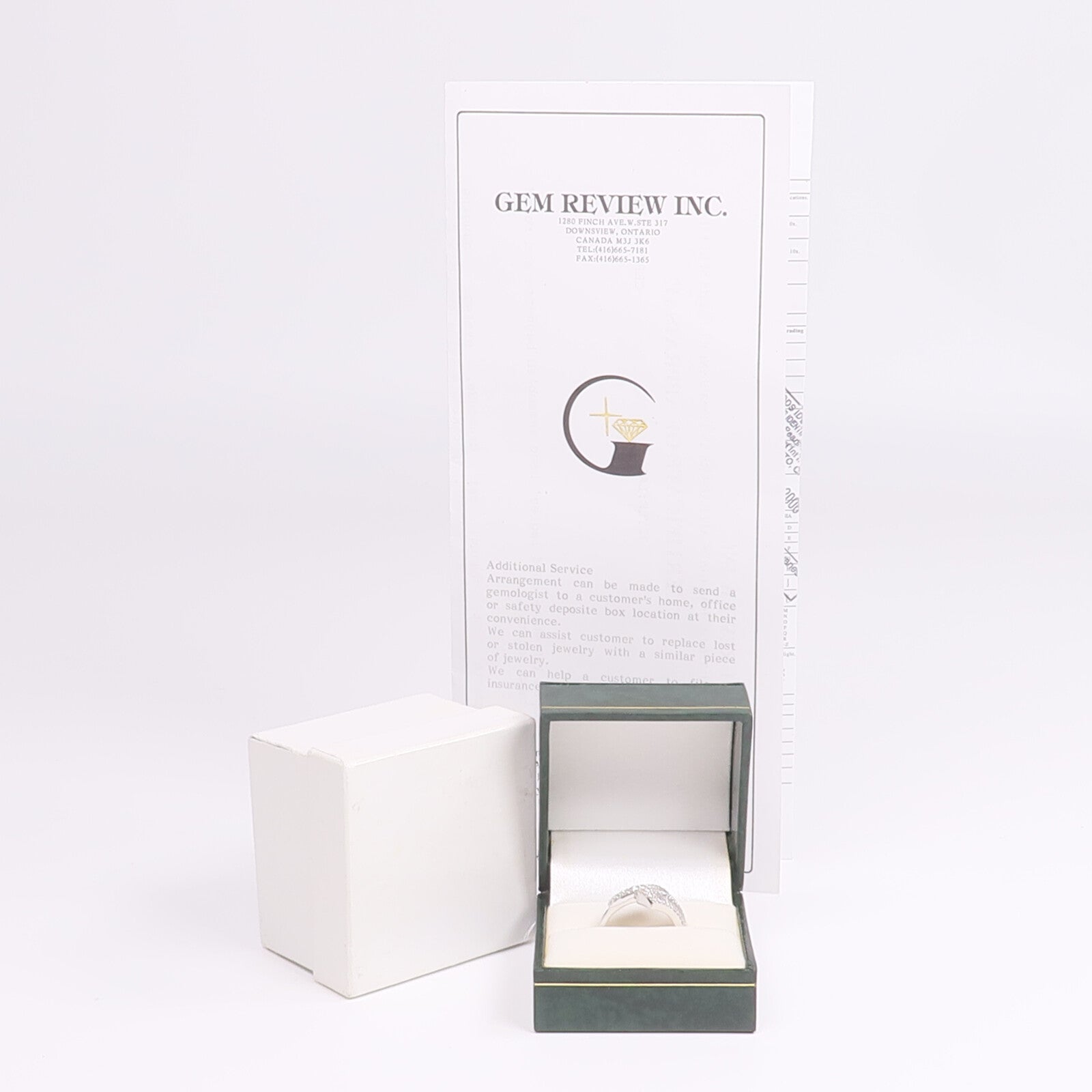JEWELRY 【激減優惠】18K白金Diamond Ring鑽石戒指US#7
