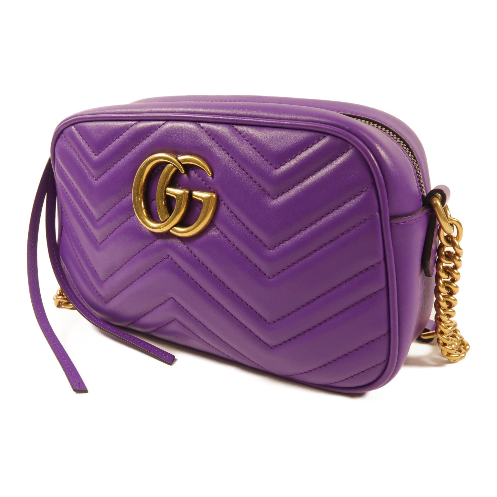 GUCCI 牛皮皮革GG Marmont肩背袋