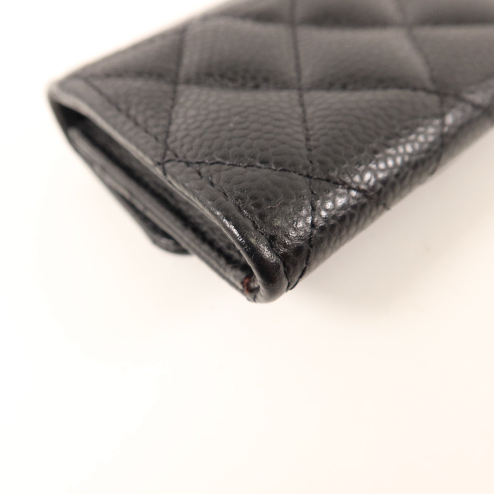 CHANEL 牛皮皮革Card Case金扣卡片套