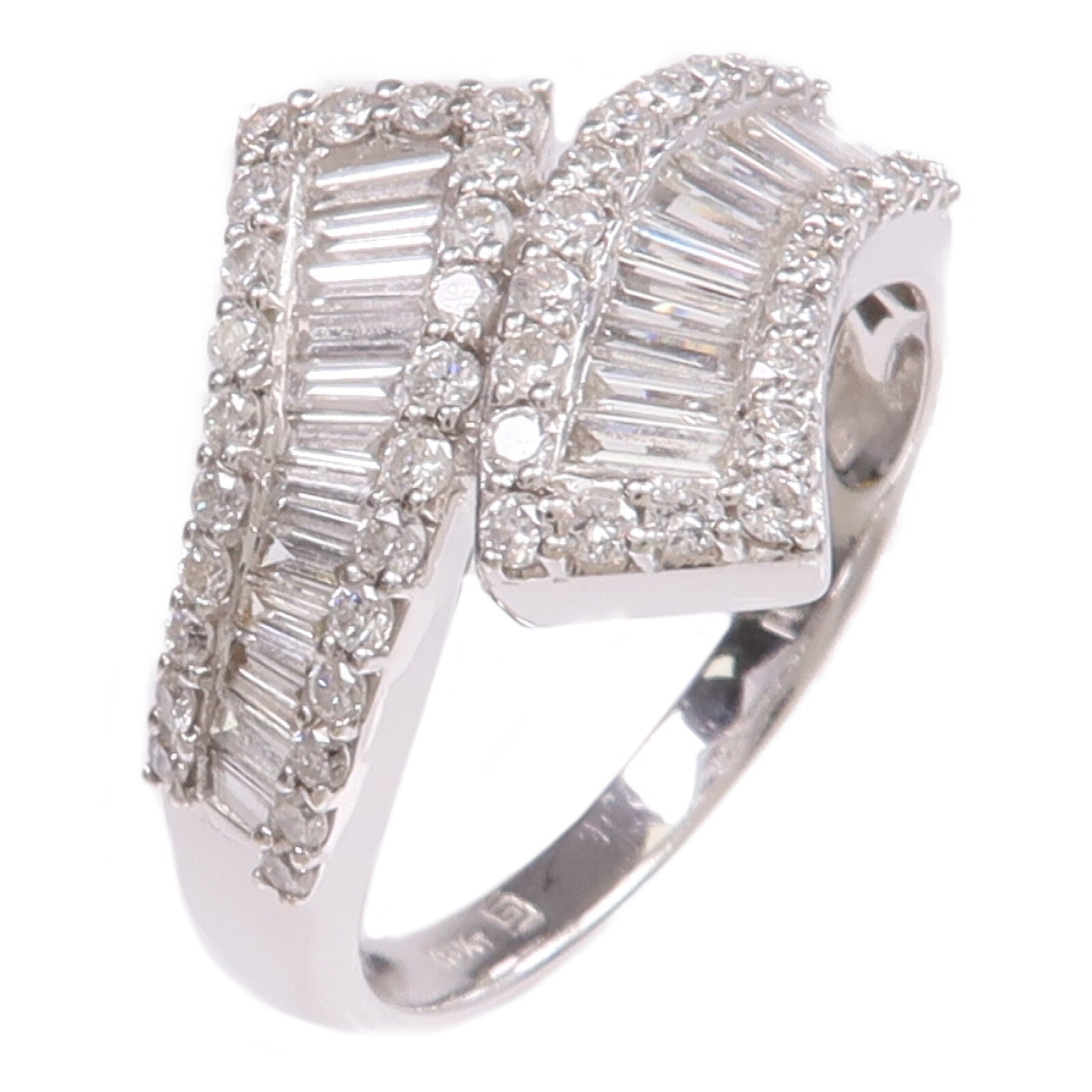 JEWELRY 【激減優惠】18K白金Diamond Ring鑽石戒指US#7