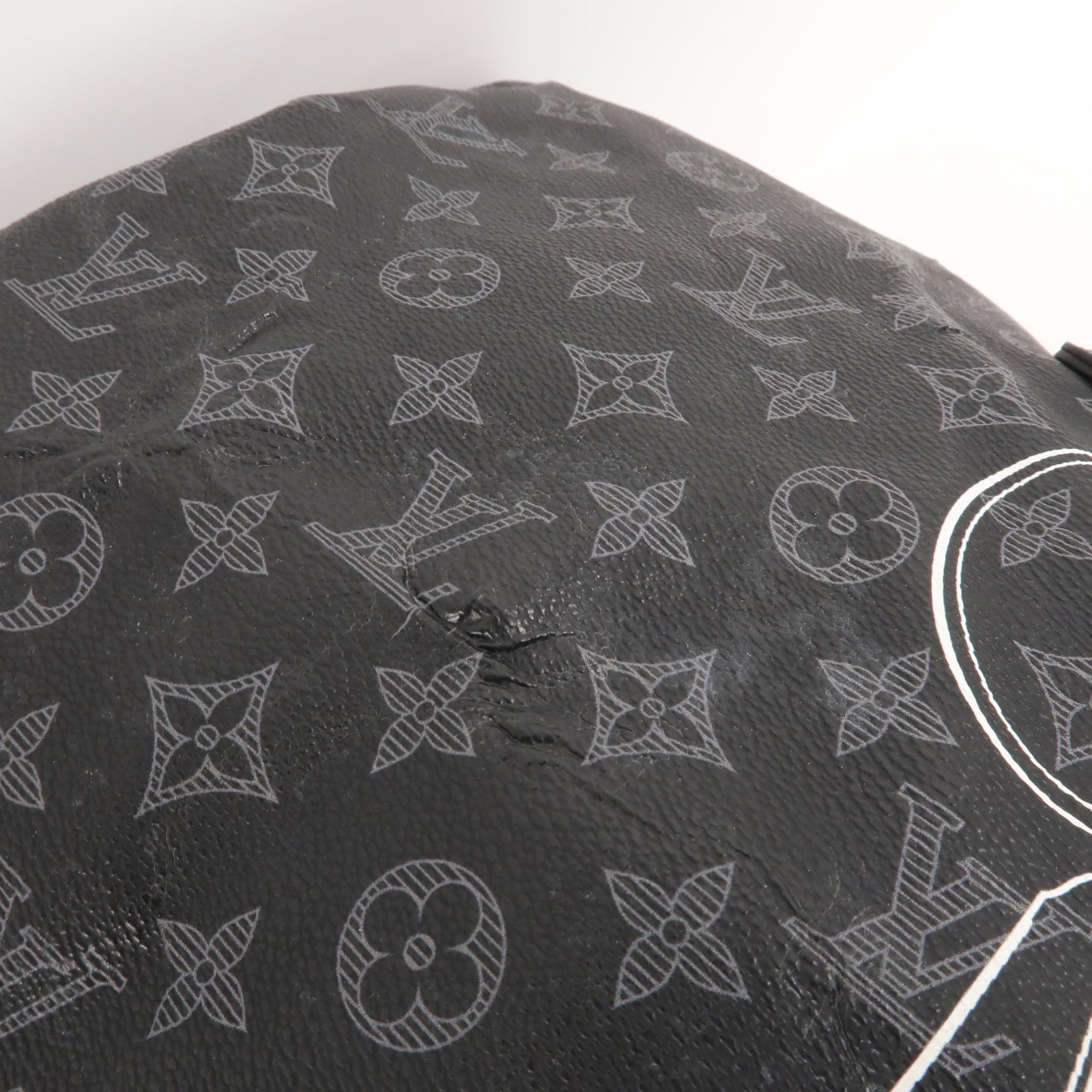 LOUIS VUITTON Monogram Eclipse Keepall Bandouliere 50手挽肩背兩用袋