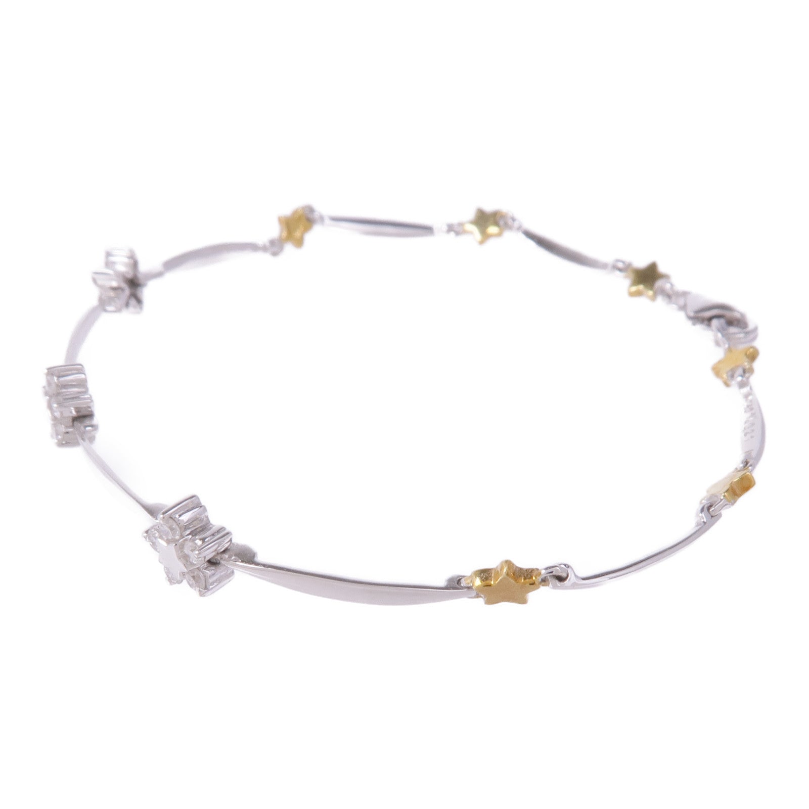 JEWELRY 【激減優惠】18K黃金/白金Diamond Bracelet鑽石手鏈