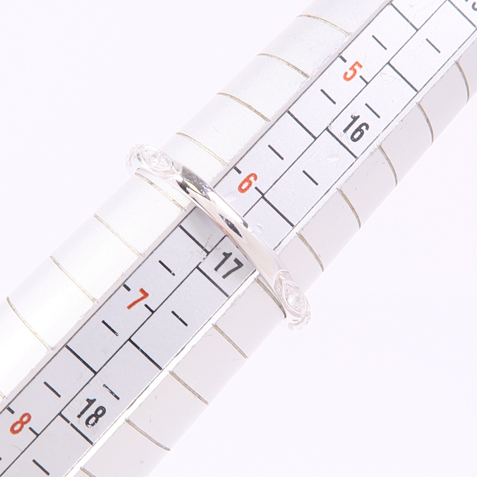 JEWELRY 【激減優惠】18K白金Diamond Ring鑽石戒指US#6.25