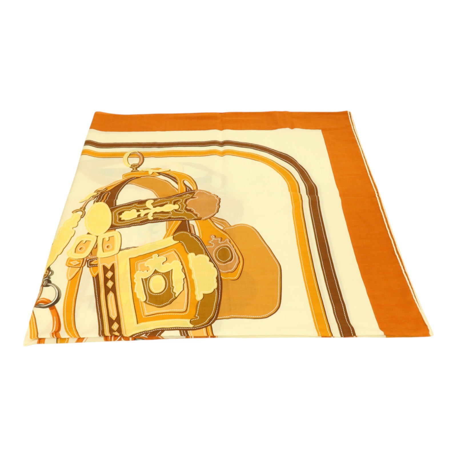 HERMES 羊絨/絲質Scarf 140x140cm絲巾