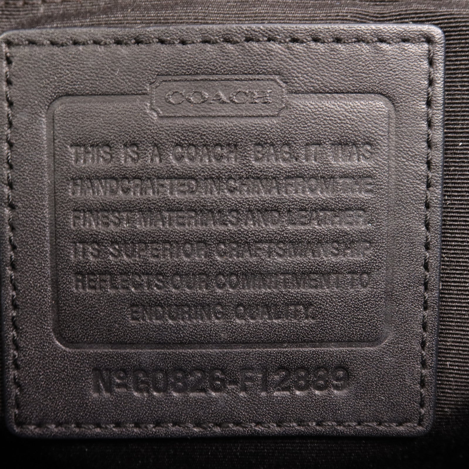 COACH 帆布Shoulder Bag金扣肩背袋