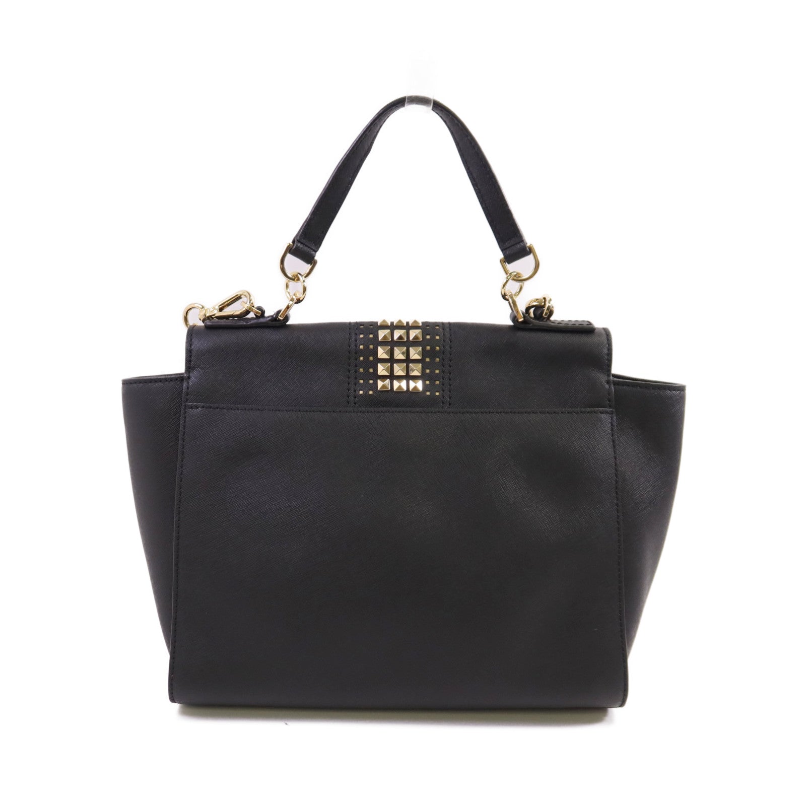 Michael Kors 牛皮皮革2Way Shoulder Bag金扣手挽肩背兩用袋