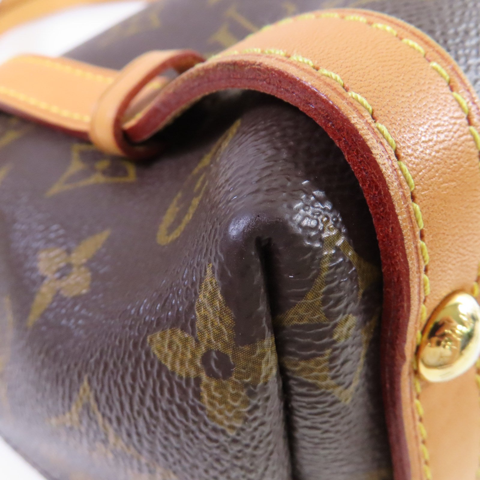 LOUIS VUITTON Monogram Tuileries Tote Bag金扣肩背袋啡色