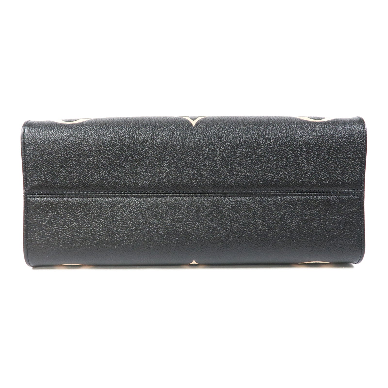 LOUIS VUITTON Monogram Empreinte OnTheGo MM金扣手挽肩背兩用袋黑色/白色