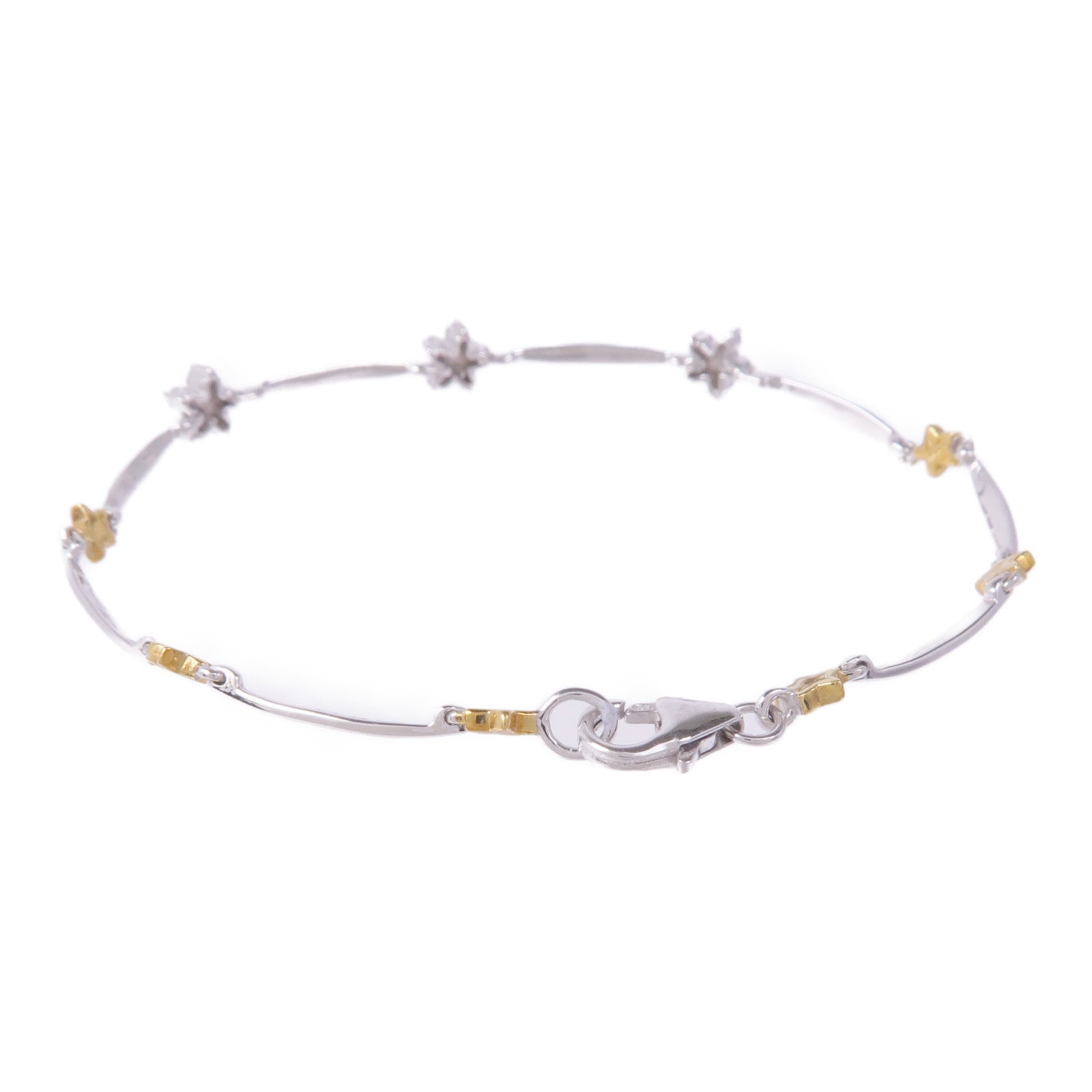 JEWELRY 【激減優惠】18K黃金/白金Diamond Bracelet鑽石手鏈