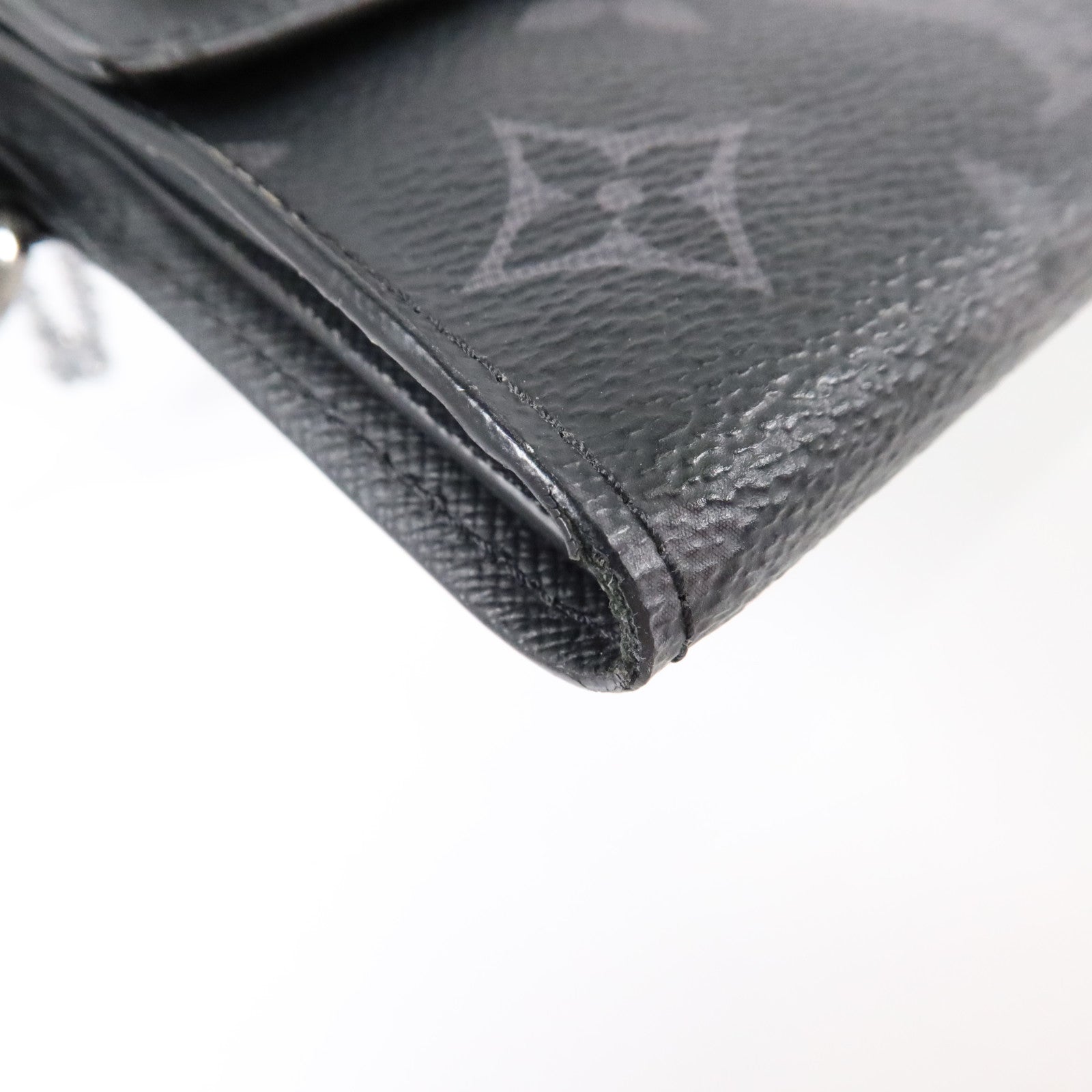 LOUIS VUITTON Monogram Eclipse Chain Wallet錢包