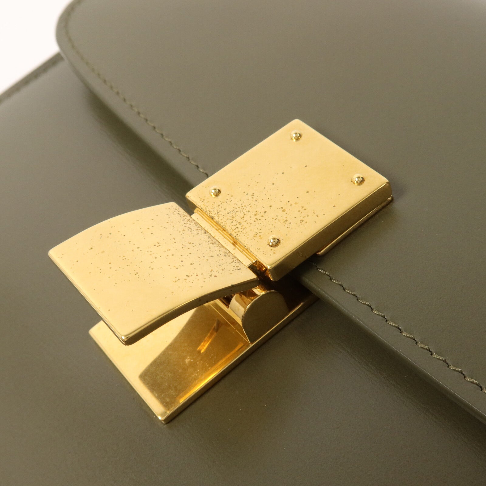 CELINE 牛皮皮革Classic Box Teen肩背袋