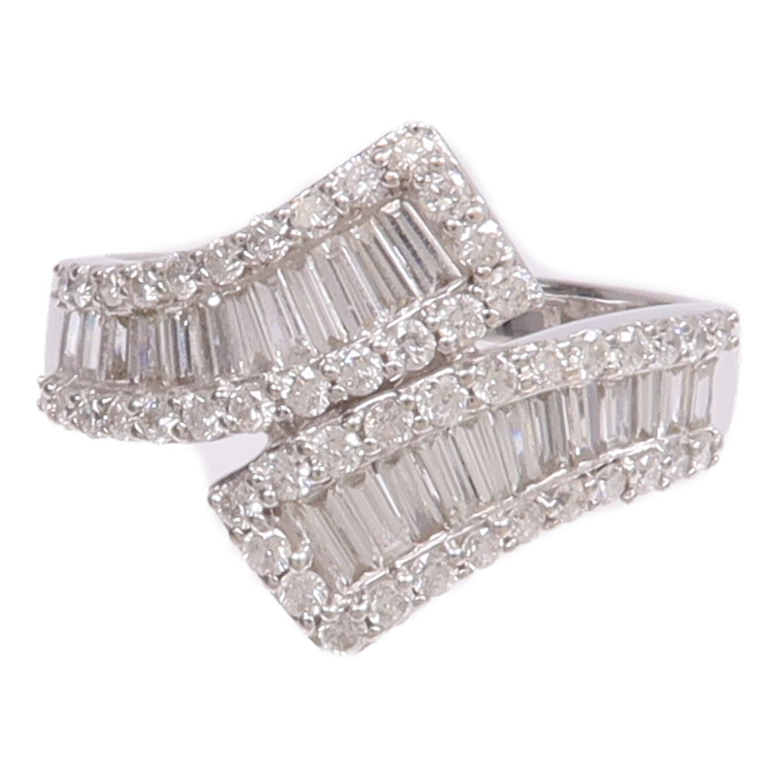 JEWELRY 【激減優惠】18K白金Diamond Ring鑽石戒指US#7