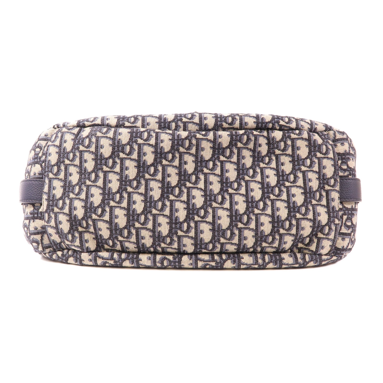Dior 帆布Hobo Oblique銀扣手挽肩背兩用袋